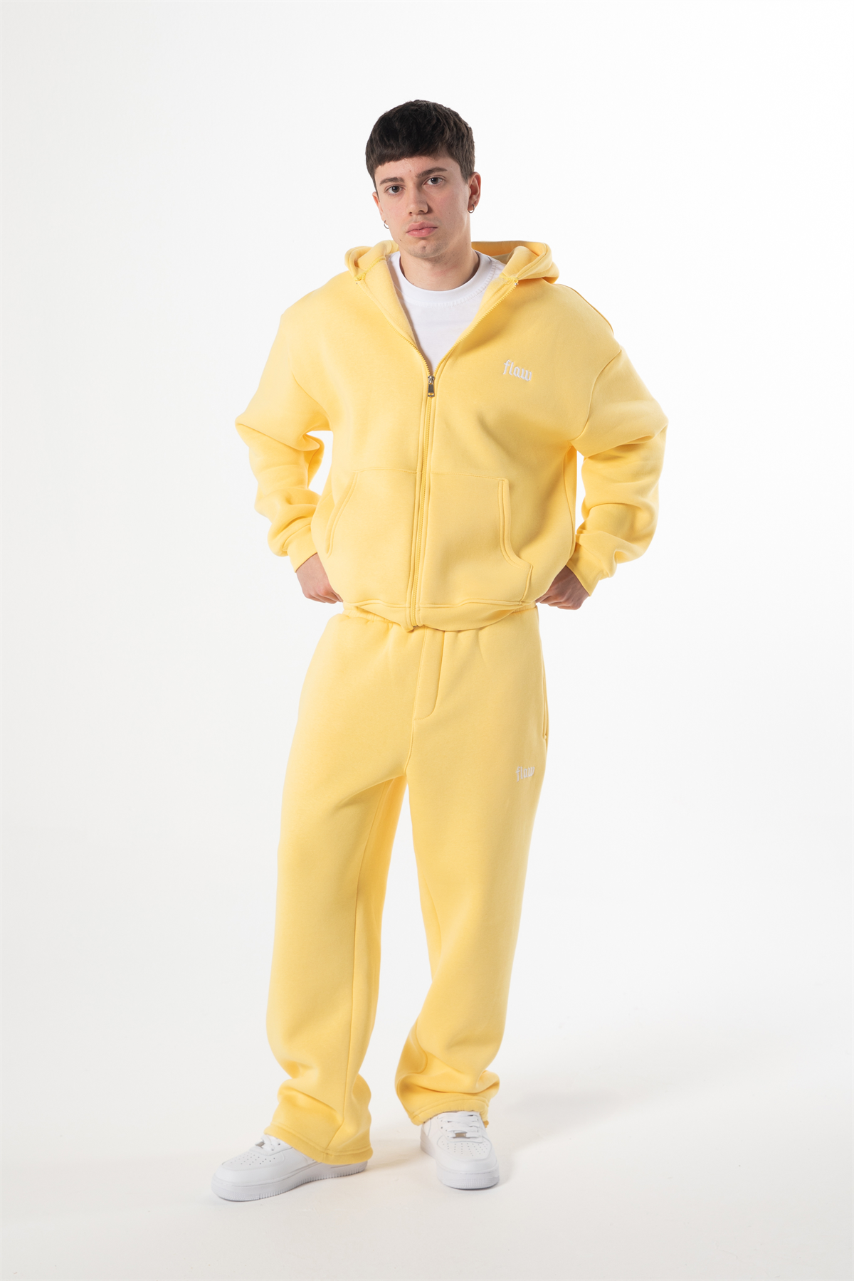 Flaw Atelier Sarı Baggy Eşofman Altı