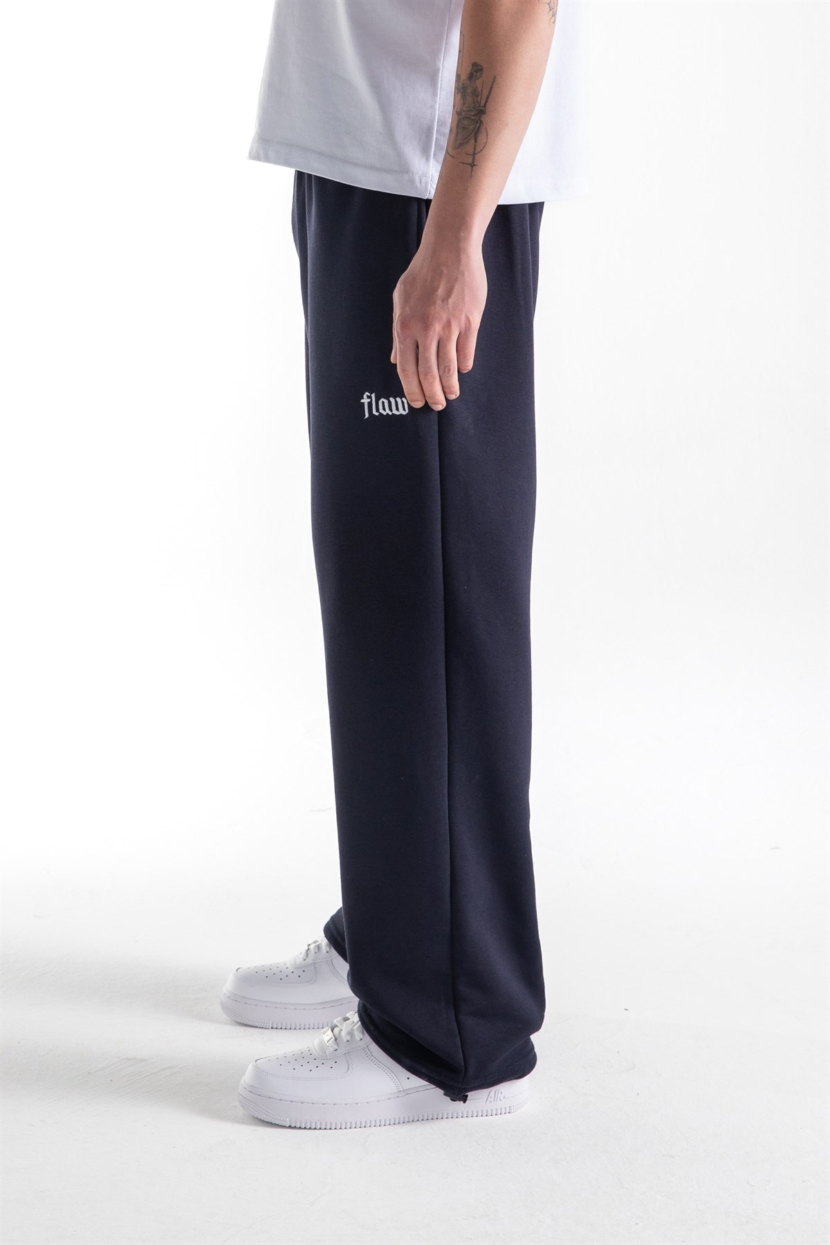 Flaw Atelier Lacivert Baggy Eşofman Altı