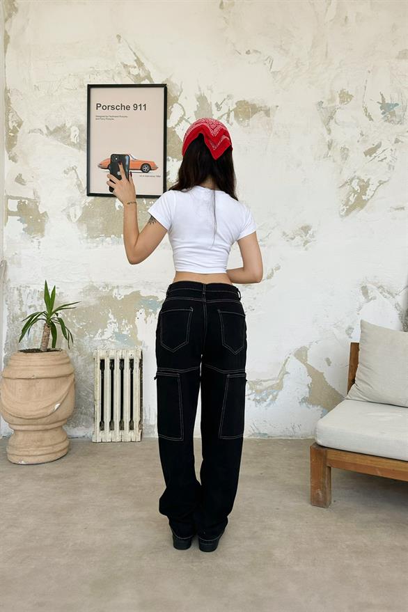 Flaw Atelier Basic Beyaz Crop