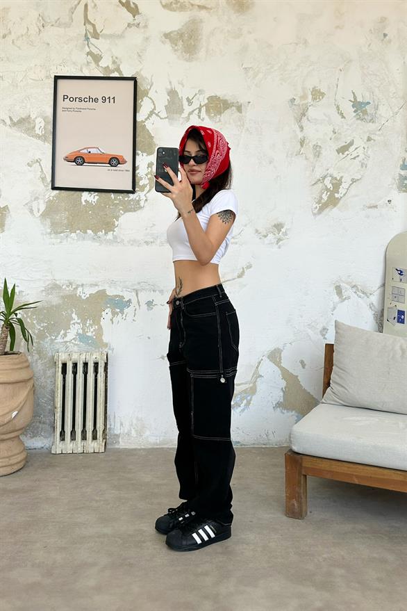 Flaw Atelier Basic Beyaz Crop