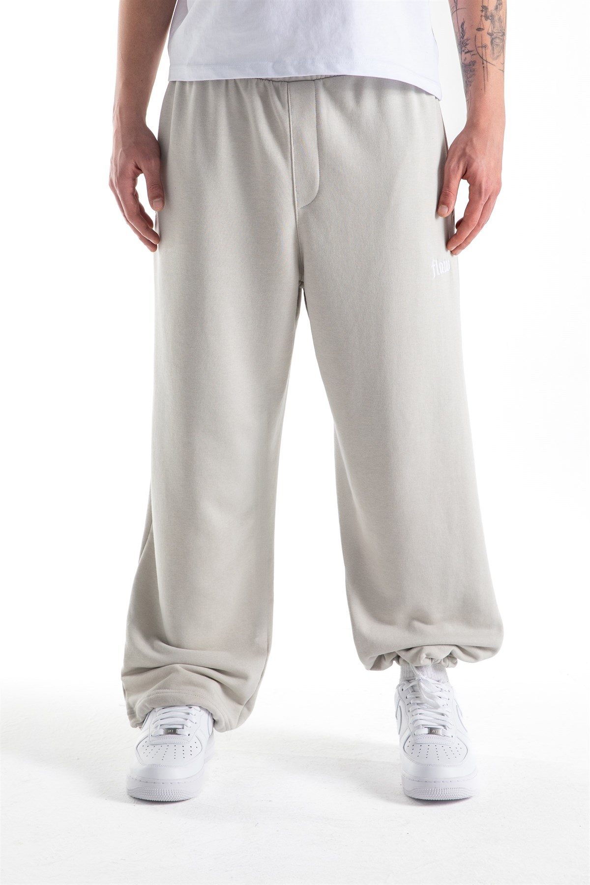 Flaw Atelier Buz Gri Baggy Eşofman Altı