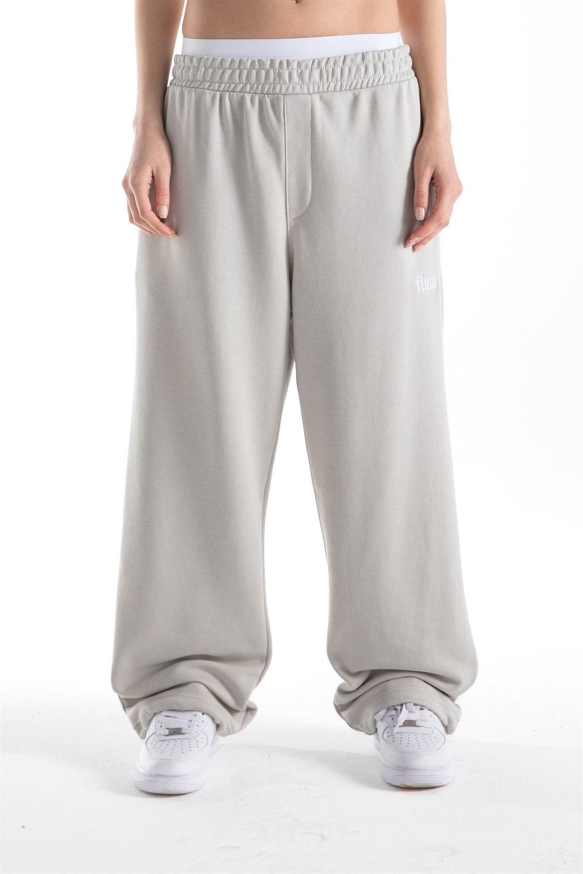 Flaw Atelier Buz Gri Baggy Eşofman Altı