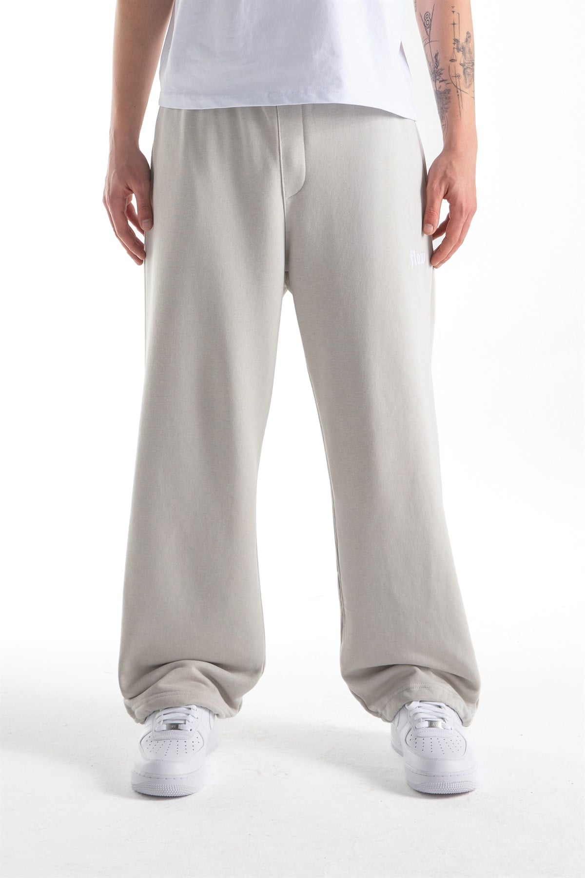 Flaw Atelier Buz Gri Baggy Eşofman Altı