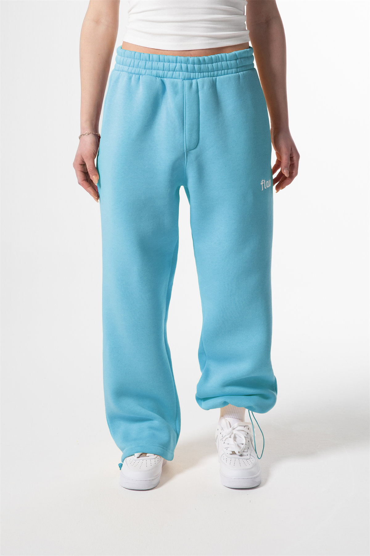 Flaw Atelier Mavi Baggy Eşofman Altı