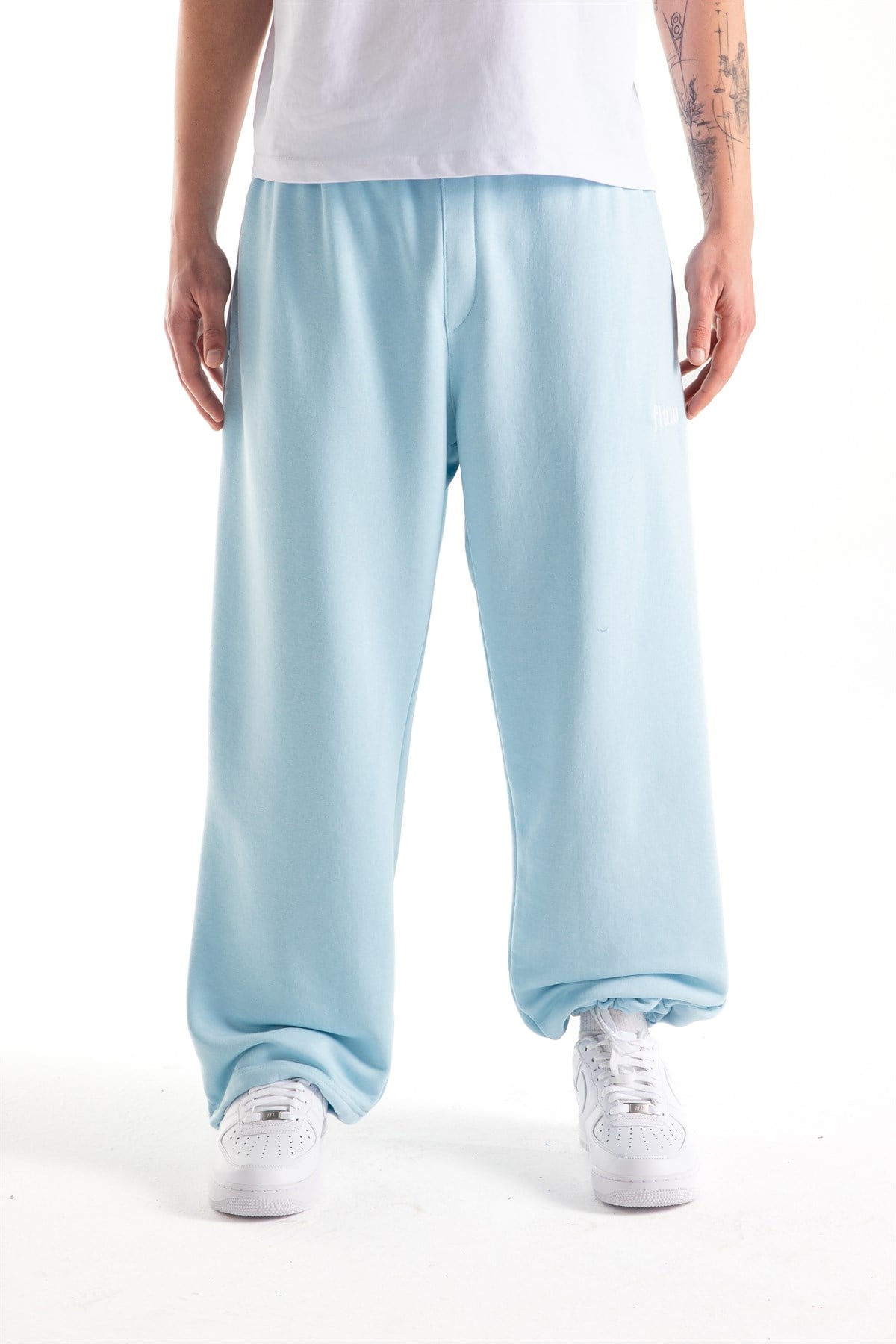 Flaw Atelier Mavi Baggy Eşofman Altı