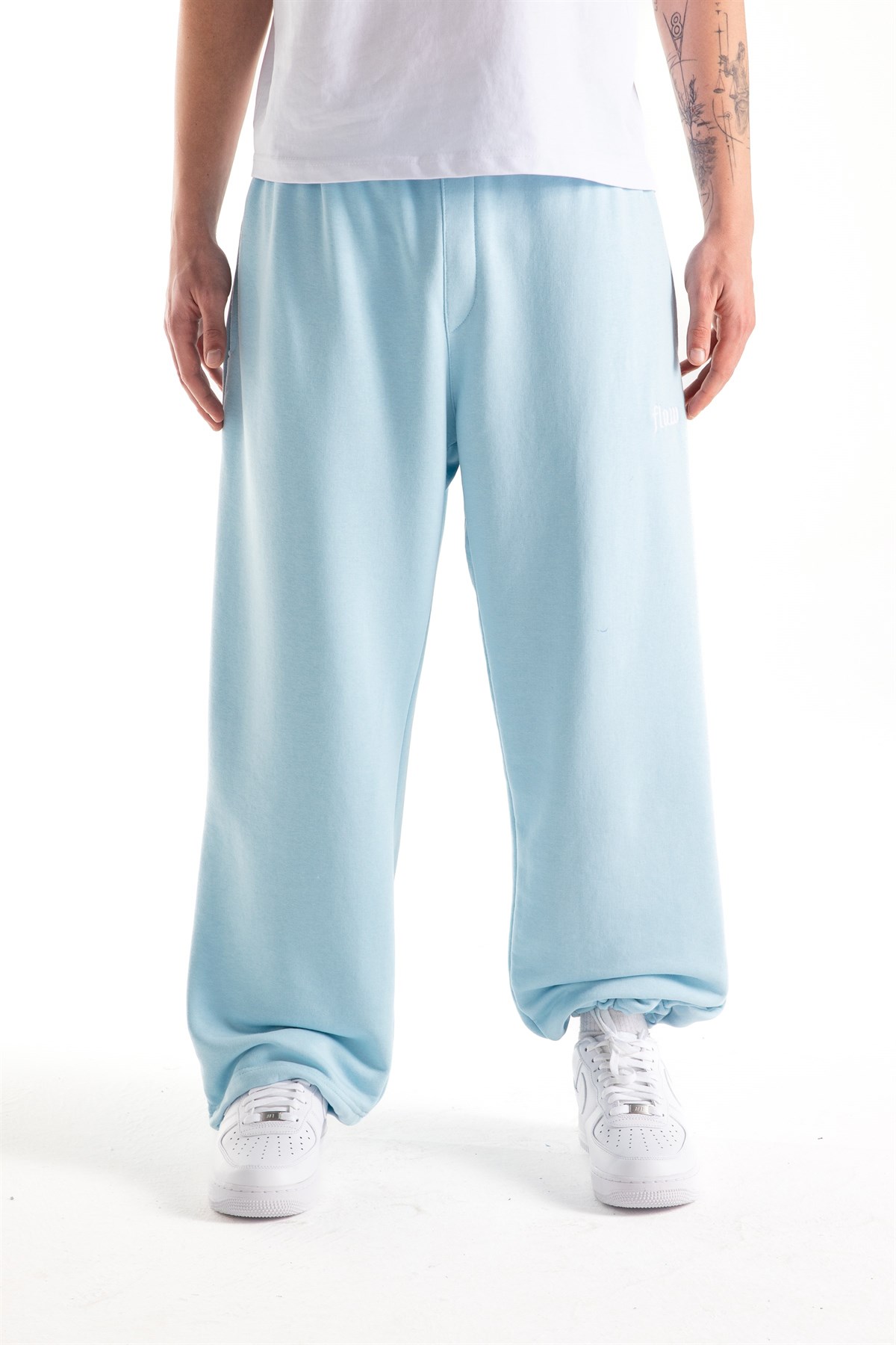 Flaw Atelier Mavi Baggy Eşofman Altı