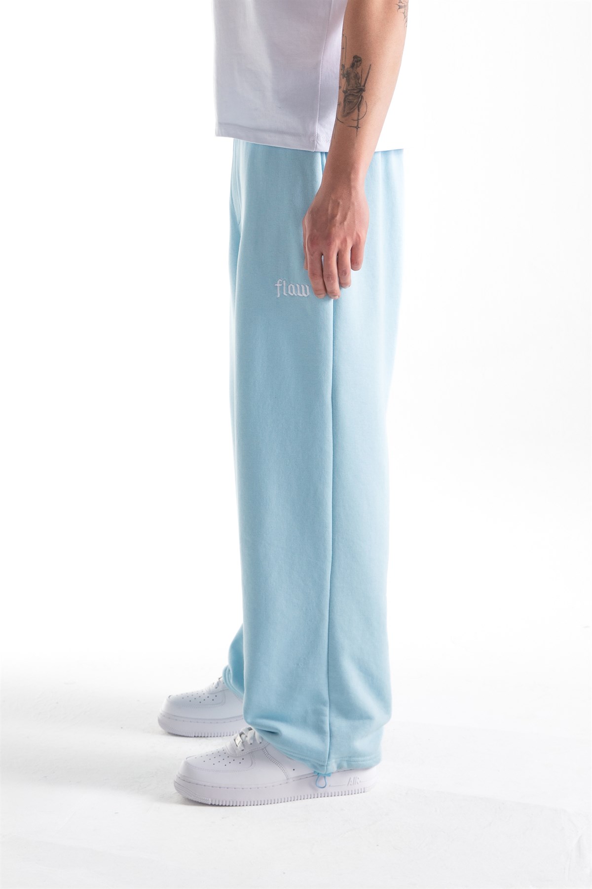 Flaw Atelier Mavi Baggy Eşofman Altı