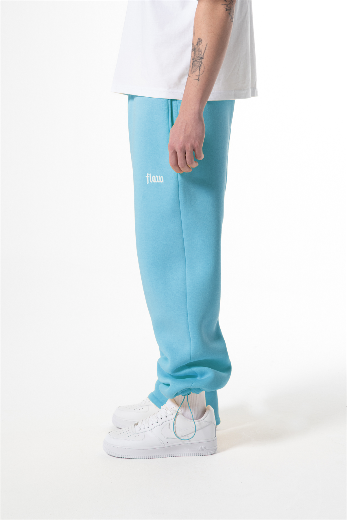 Flaw Atelier Mavi Baggy Eşofman Altı