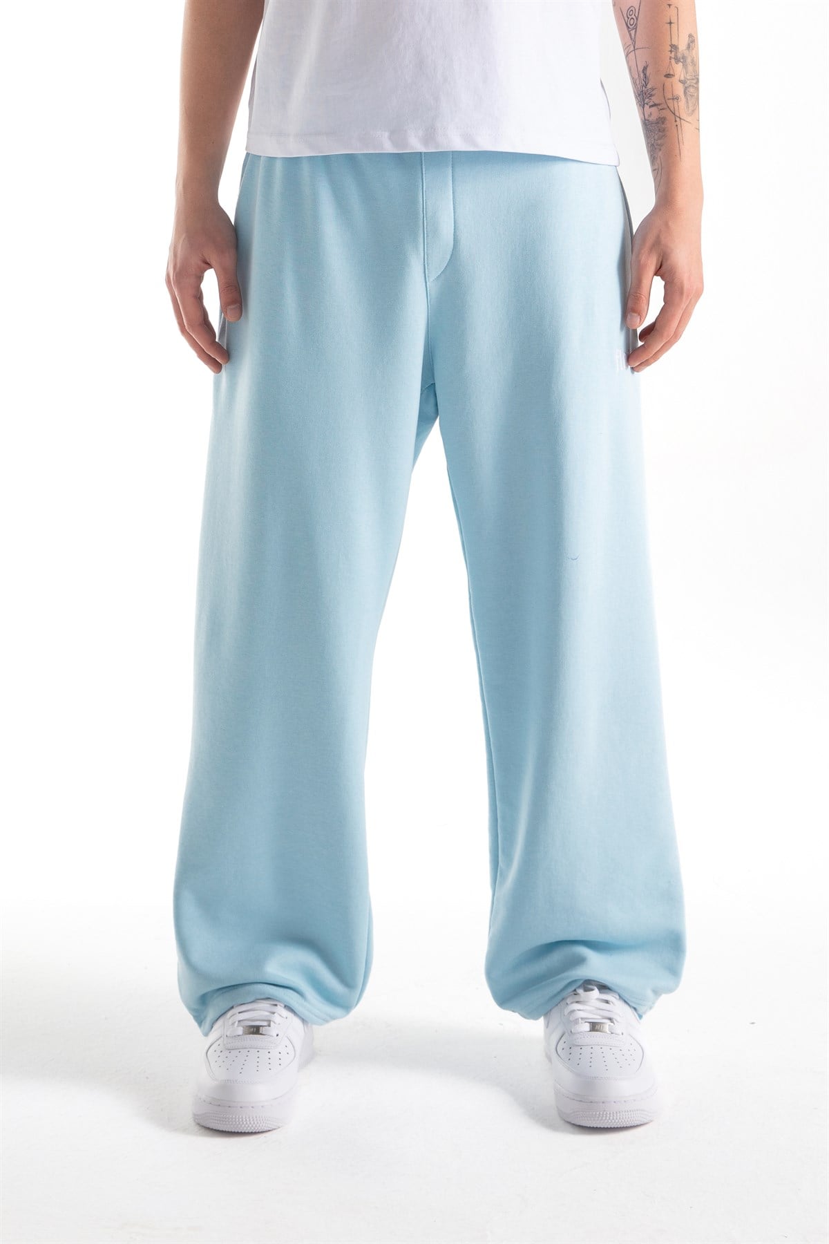 Flaw Atelier Mavi Baggy Eşofman Altı