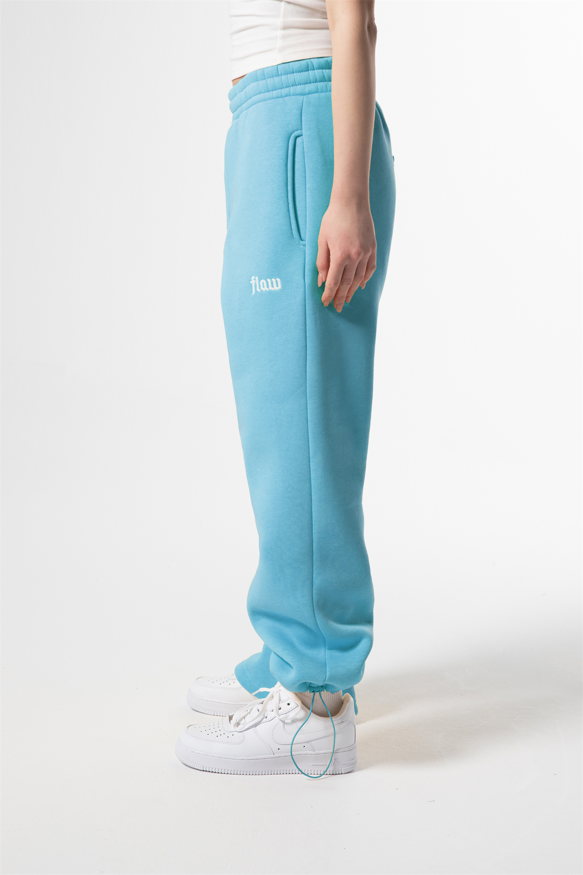 Flaw Atelier Mavi Baggy Eşofman Altı