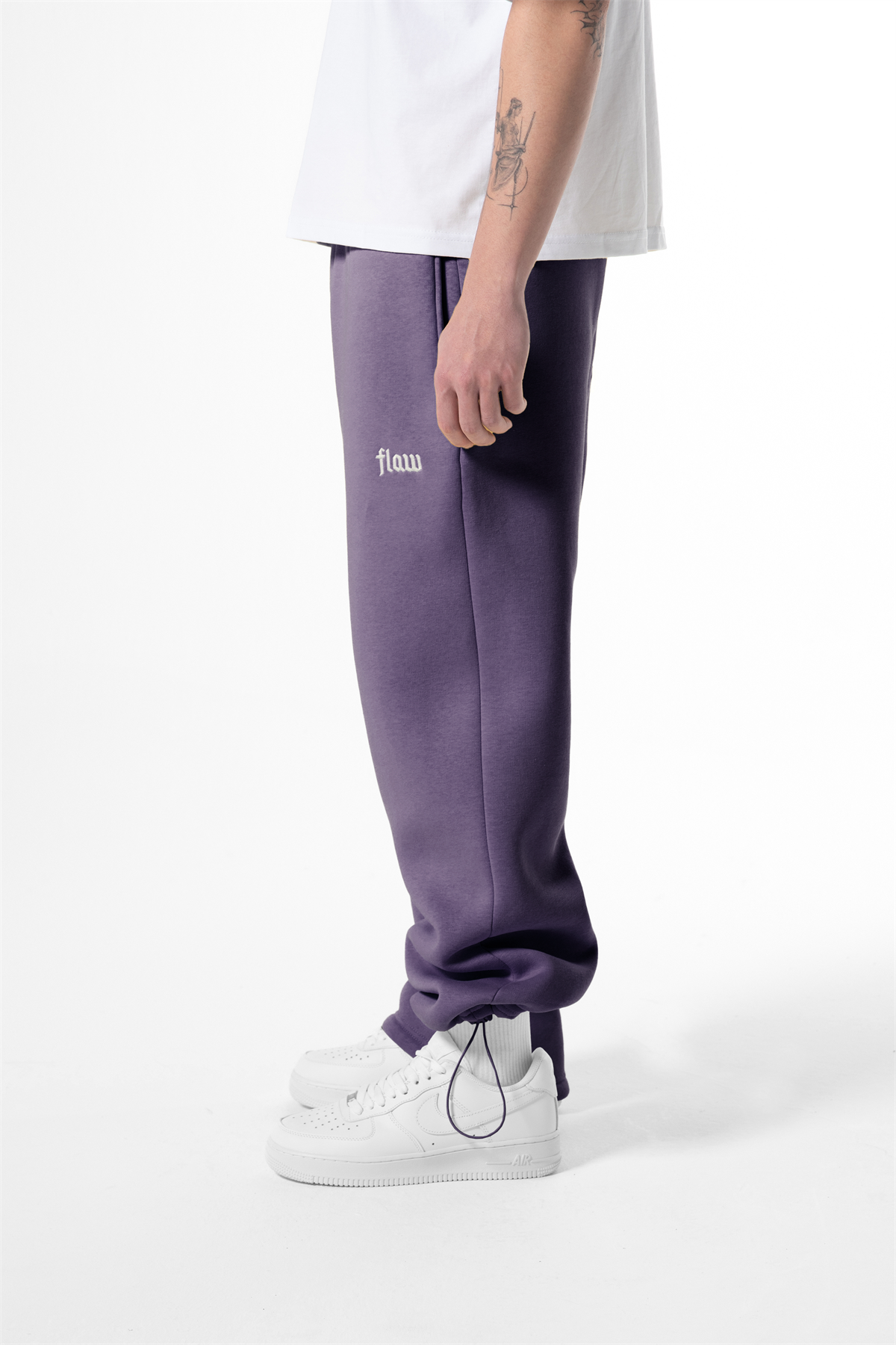 Flaw Atelier Mor Baggy Eşofman Altı