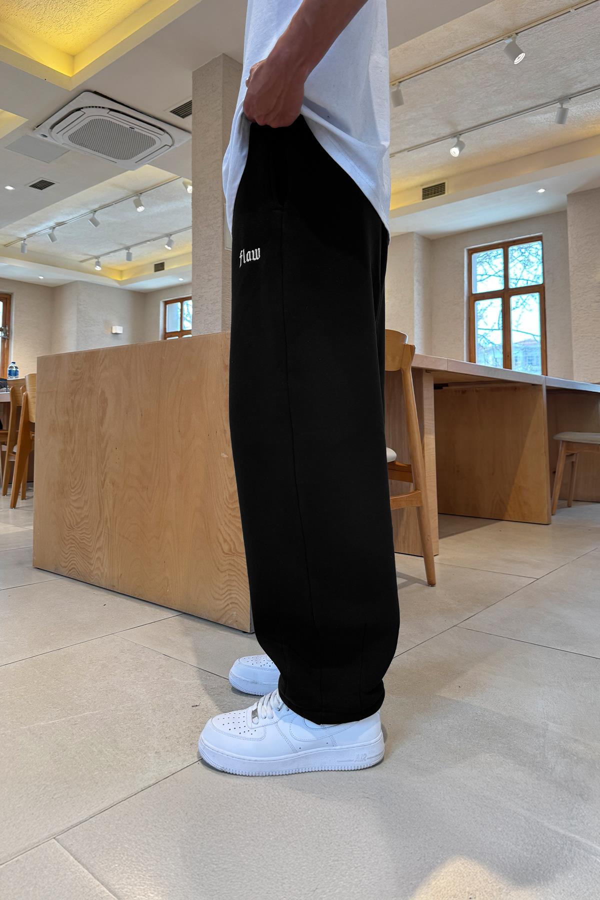 Flex Tech Oversize Siyah Eşofman