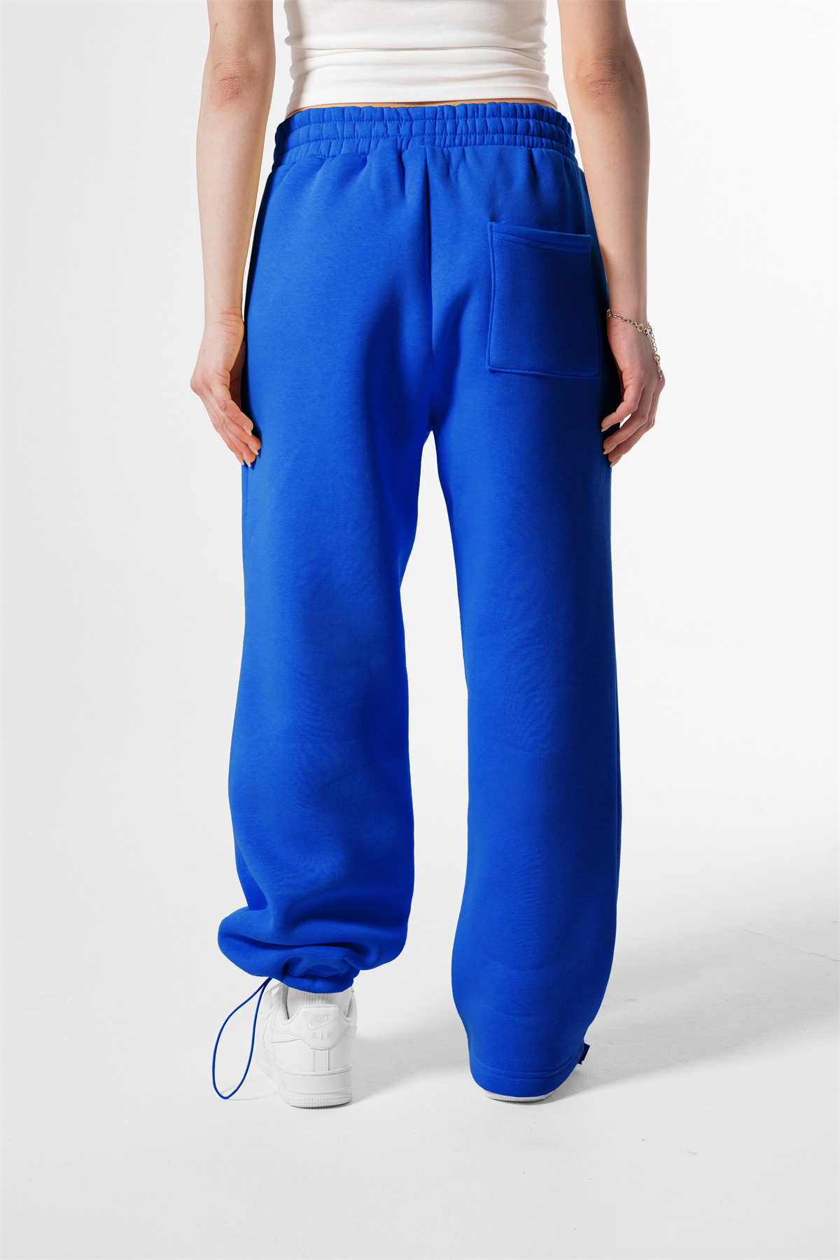 Flaw Atelier Saks Mavi Baggy Eşofman Altı
