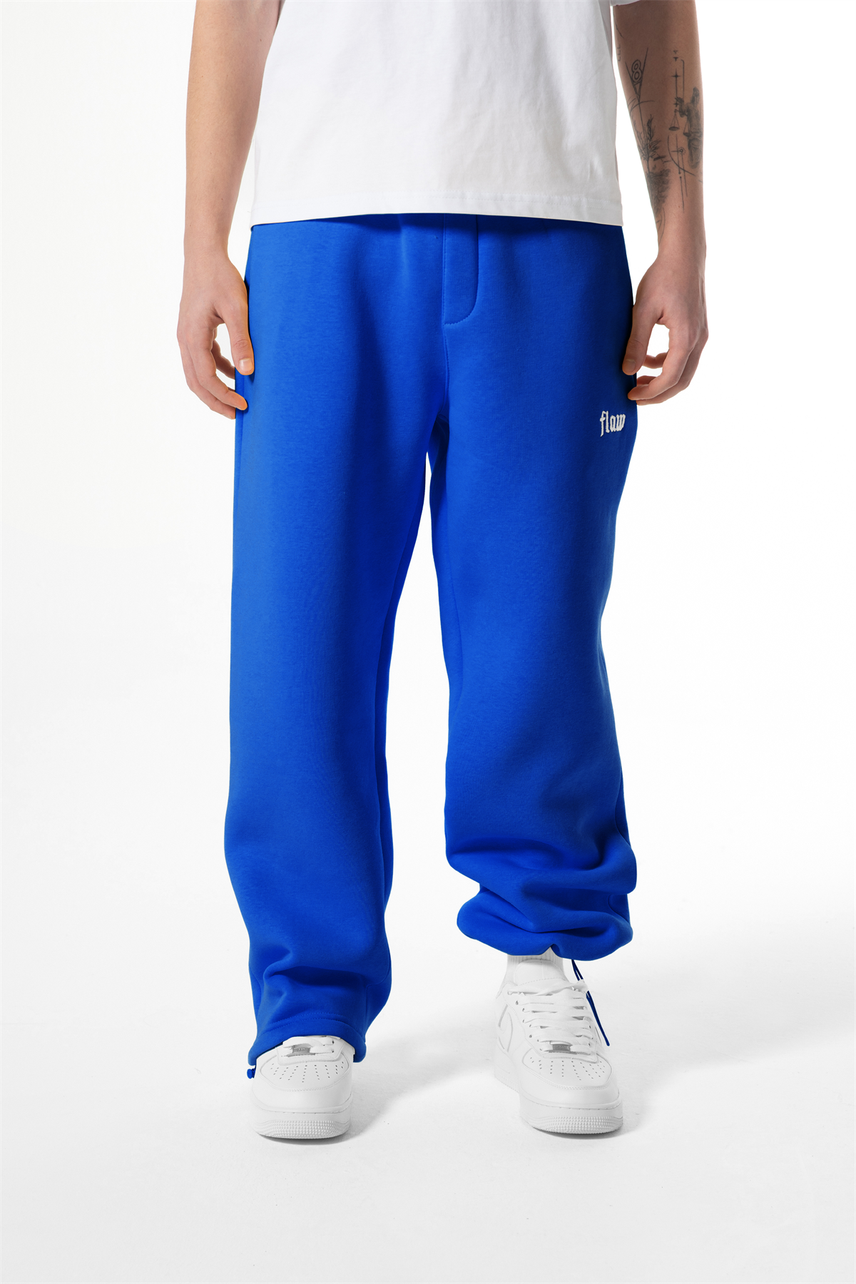 Flaw Atelier Saks Mavi Baggy Eşofman Altı