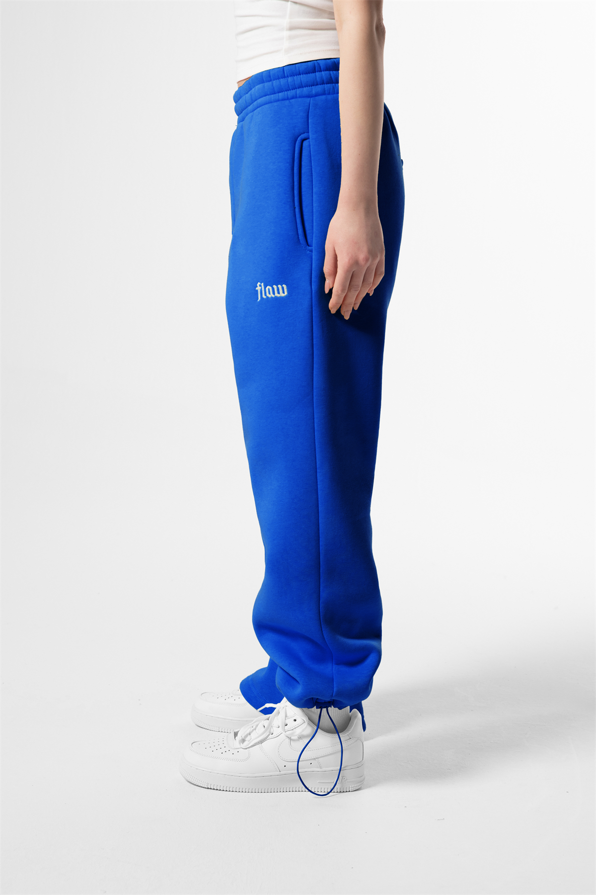 Flaw Atelier Saks Mavi Baggy Eşofman Altı