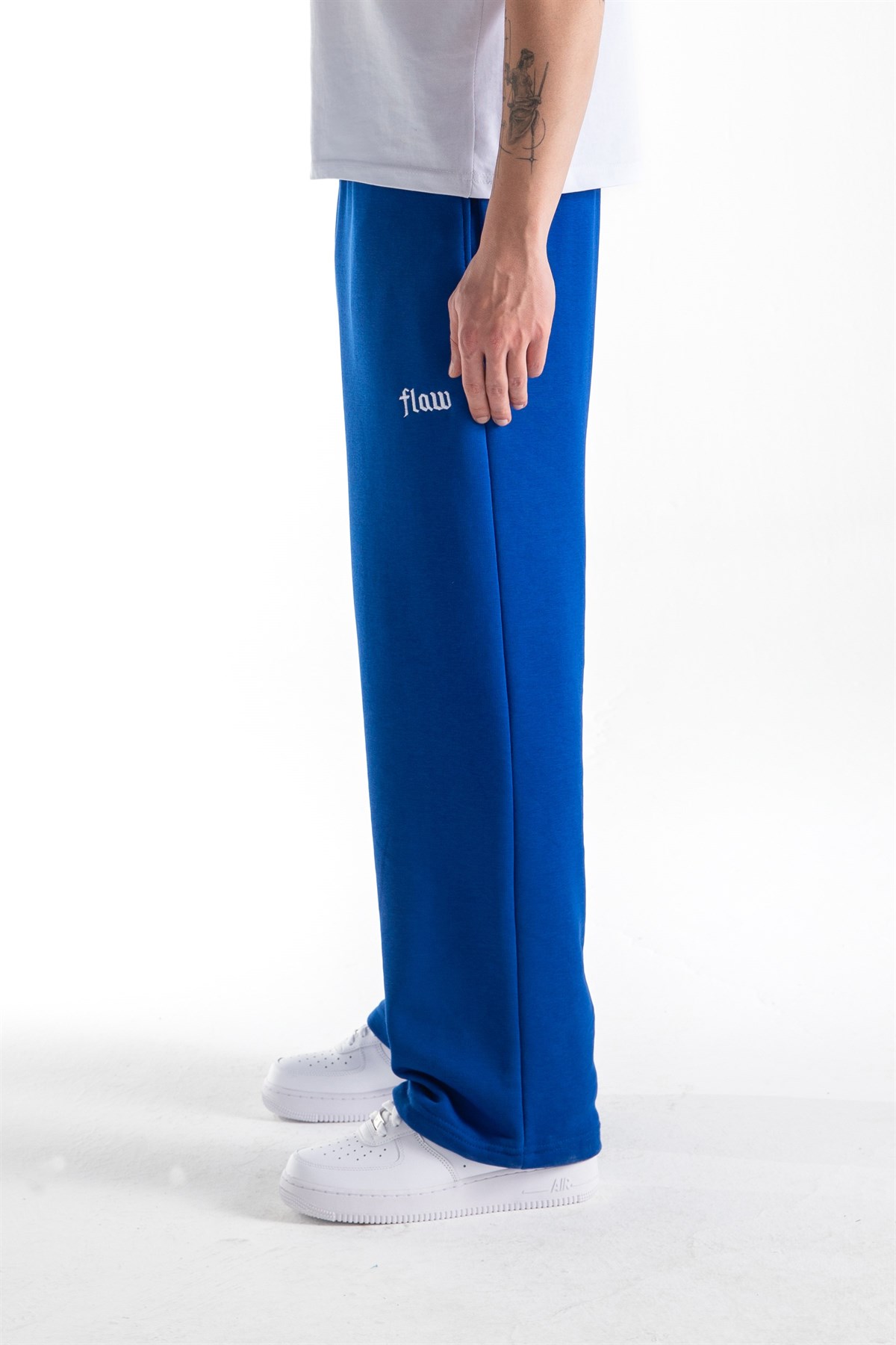 Flaw Atelier Saks Mavi Baggy Eşofman Altı