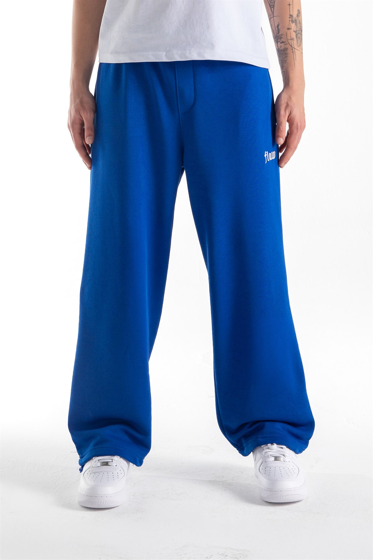 Flaw Atelier Saks Mavi Baggy Eşofman Altı