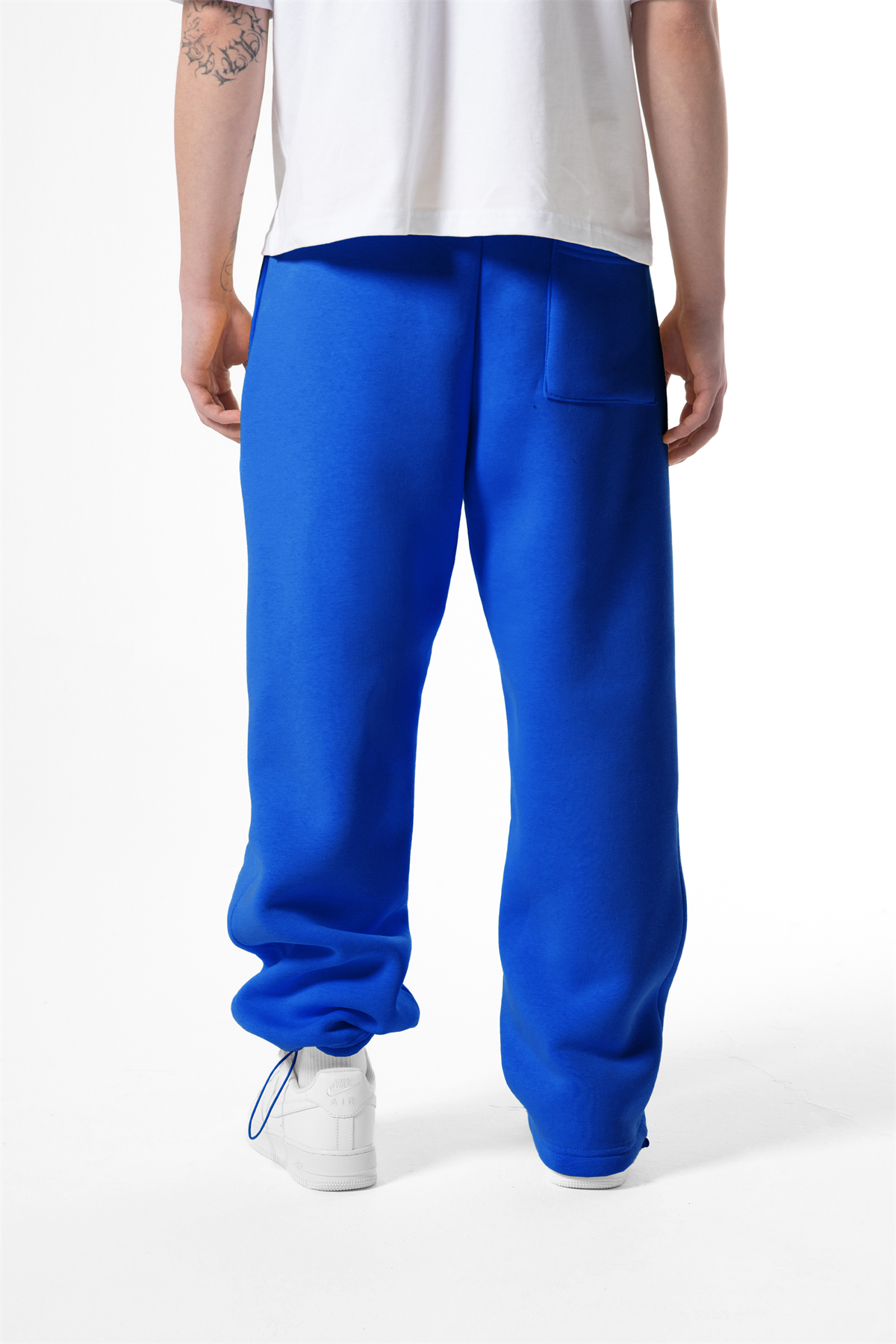 Flaw Atelier Saks Mavi Baggy Eşofman Altı