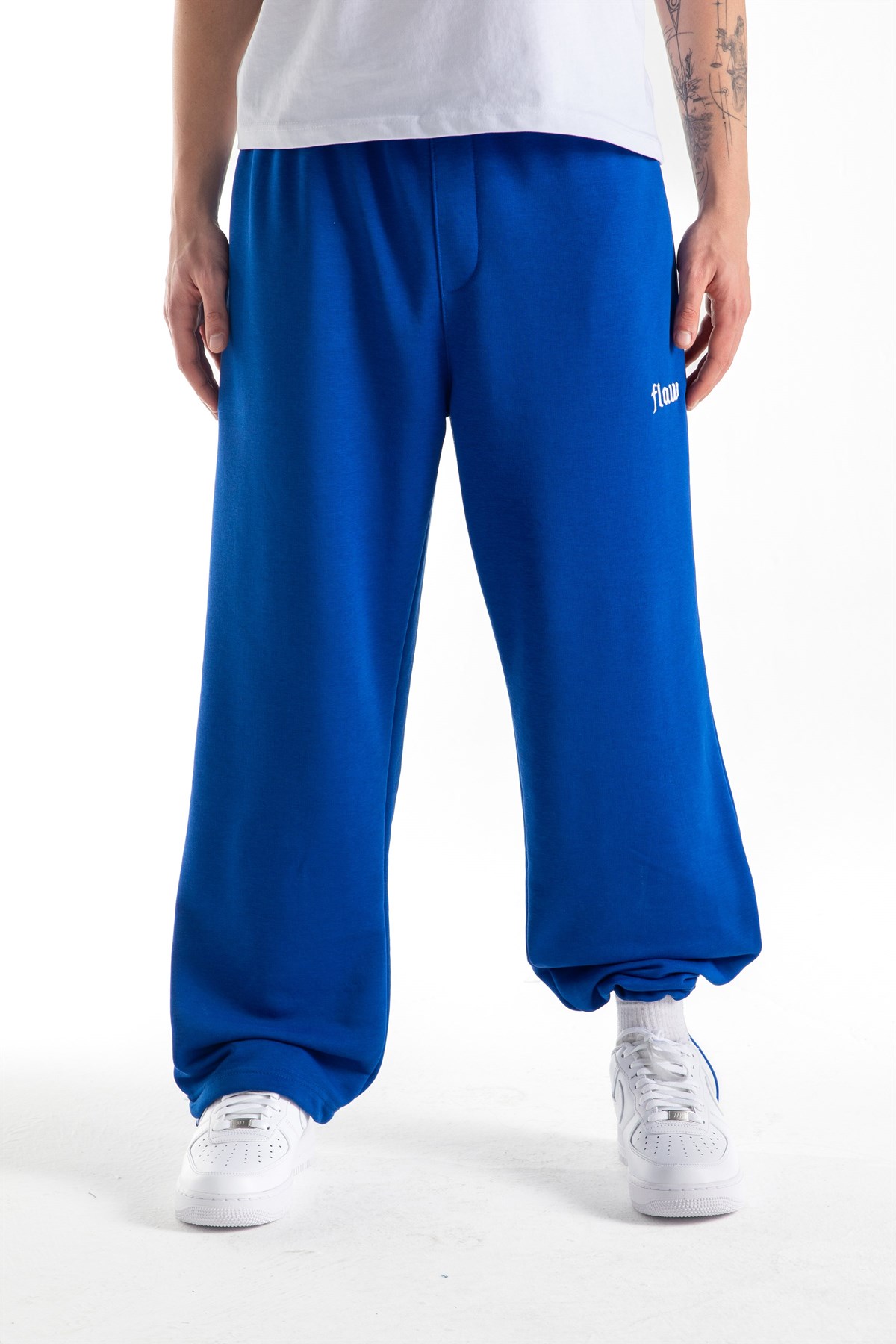 Flaw Atelier Saks Mavi Baggy Eşofman Altı