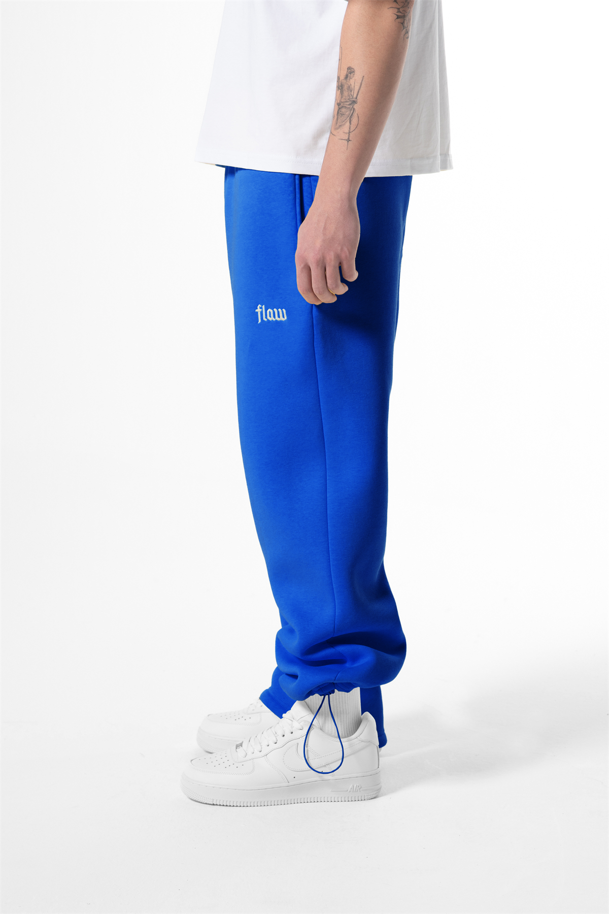 Flaw Atelier Saks Mavi Baggy Eşofman Altı