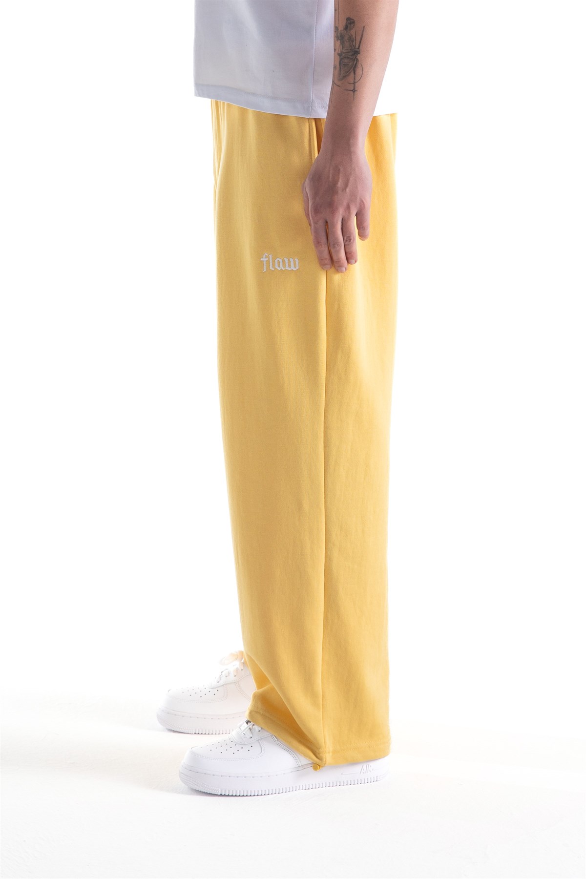 Flaw Atelier Sarı Baggy Eşofman Altı