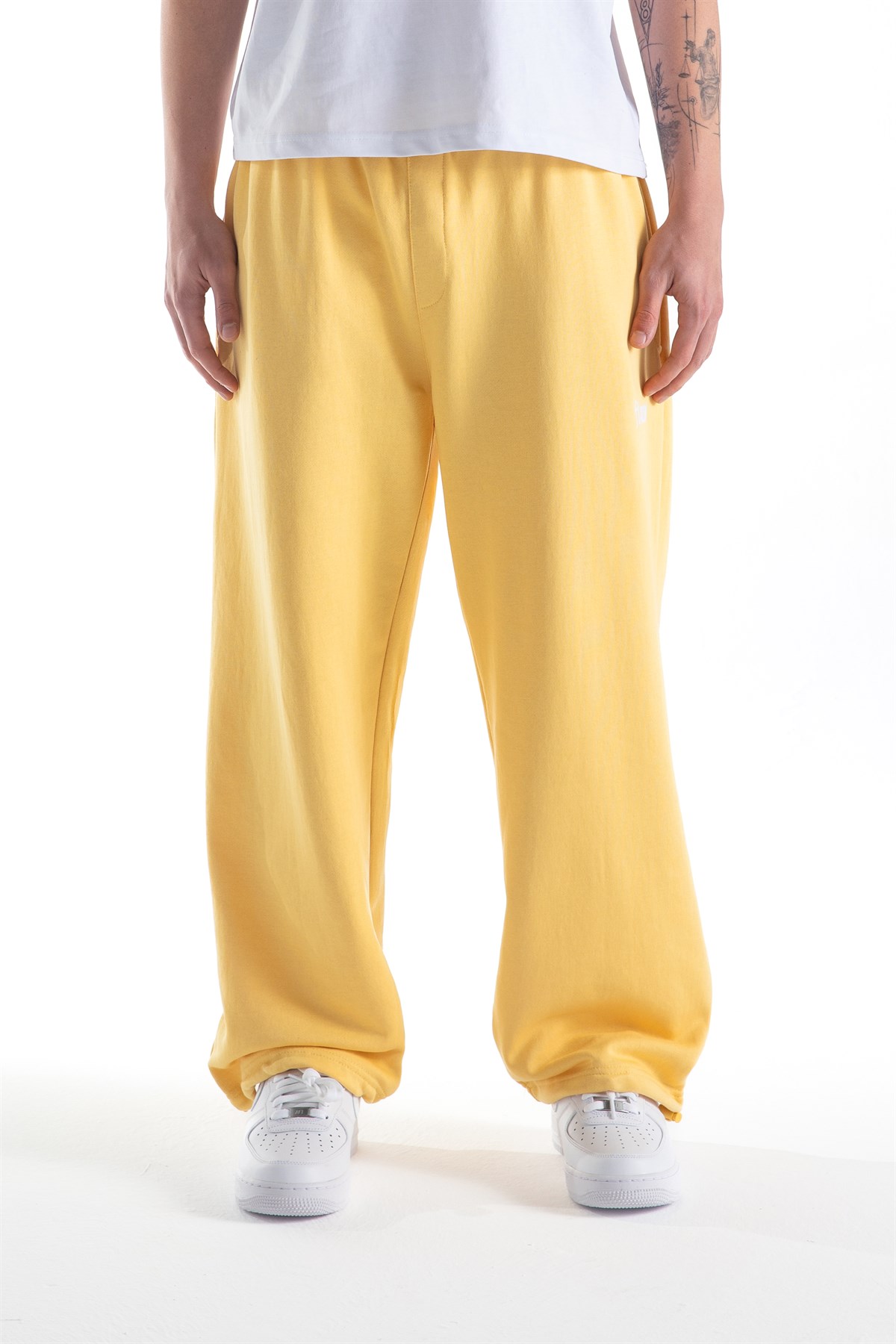 Flaw Atelier Sarı Baggy Eşofman Altı