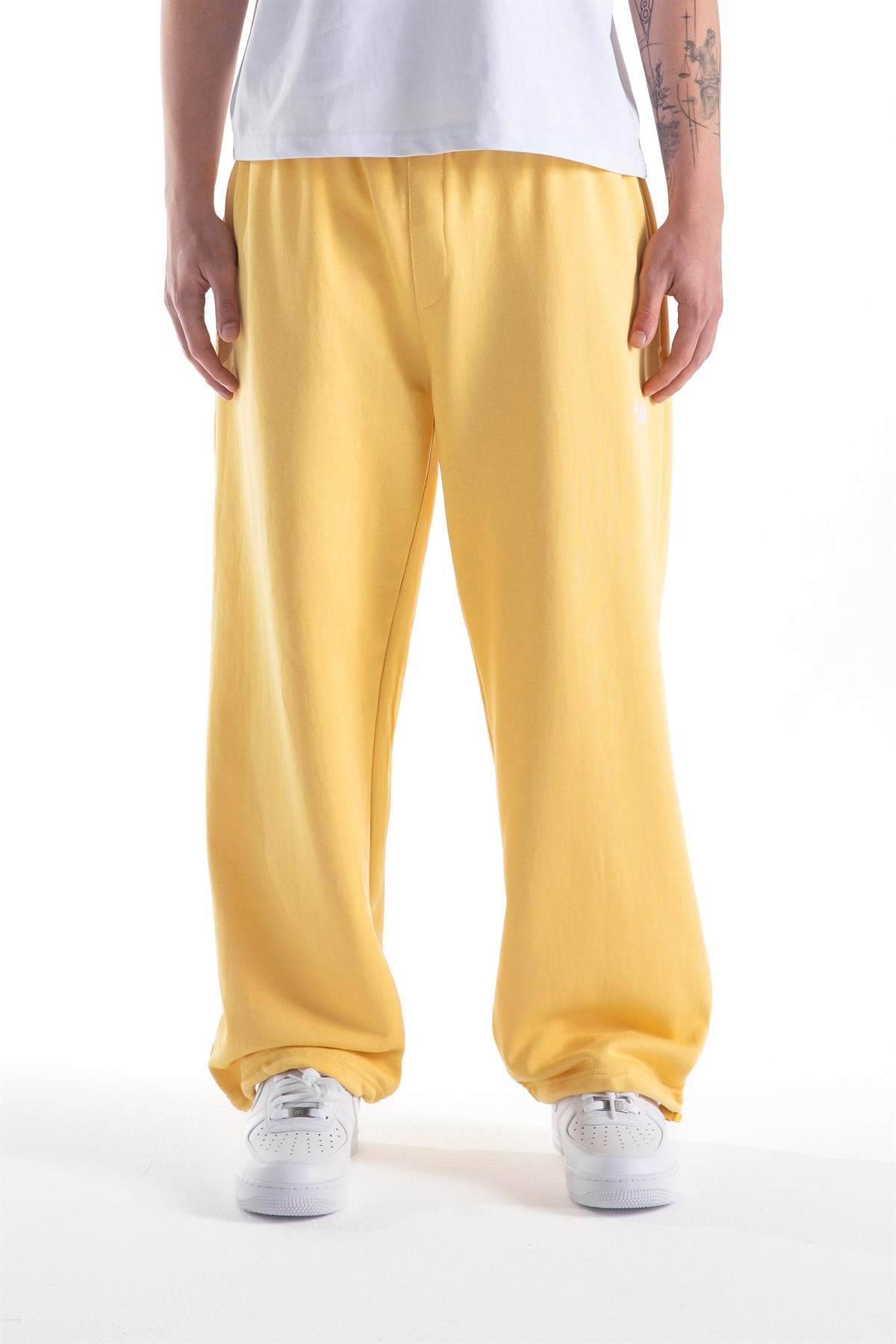Flaw Atelier Sarı Baggy Eşofman Altı