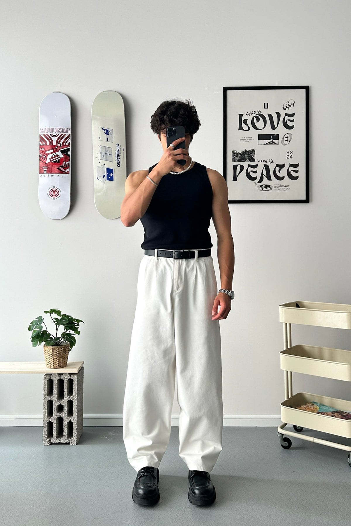 Flaw Atelier Sırt Nakışlı Top Tank Atlet