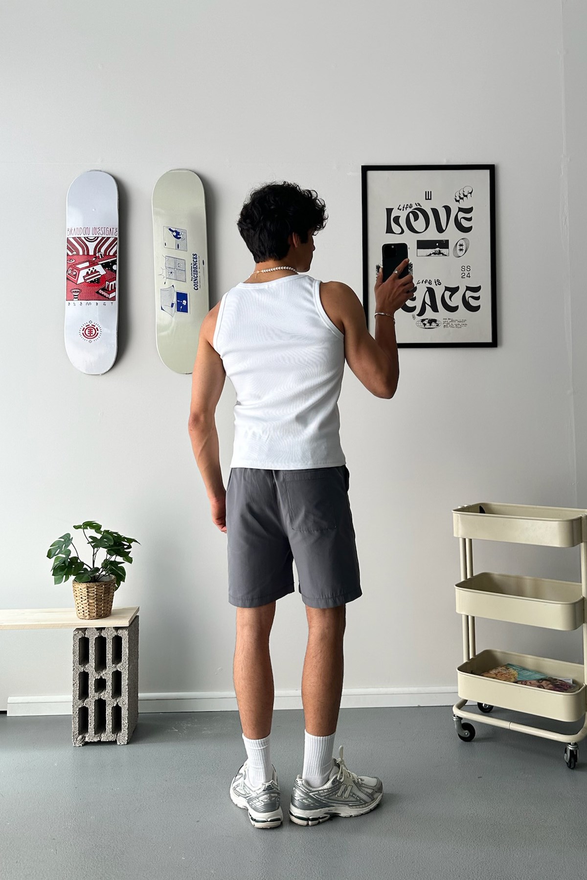 Flaw Atelier Sırt Nakışlı Top Tank Atlet