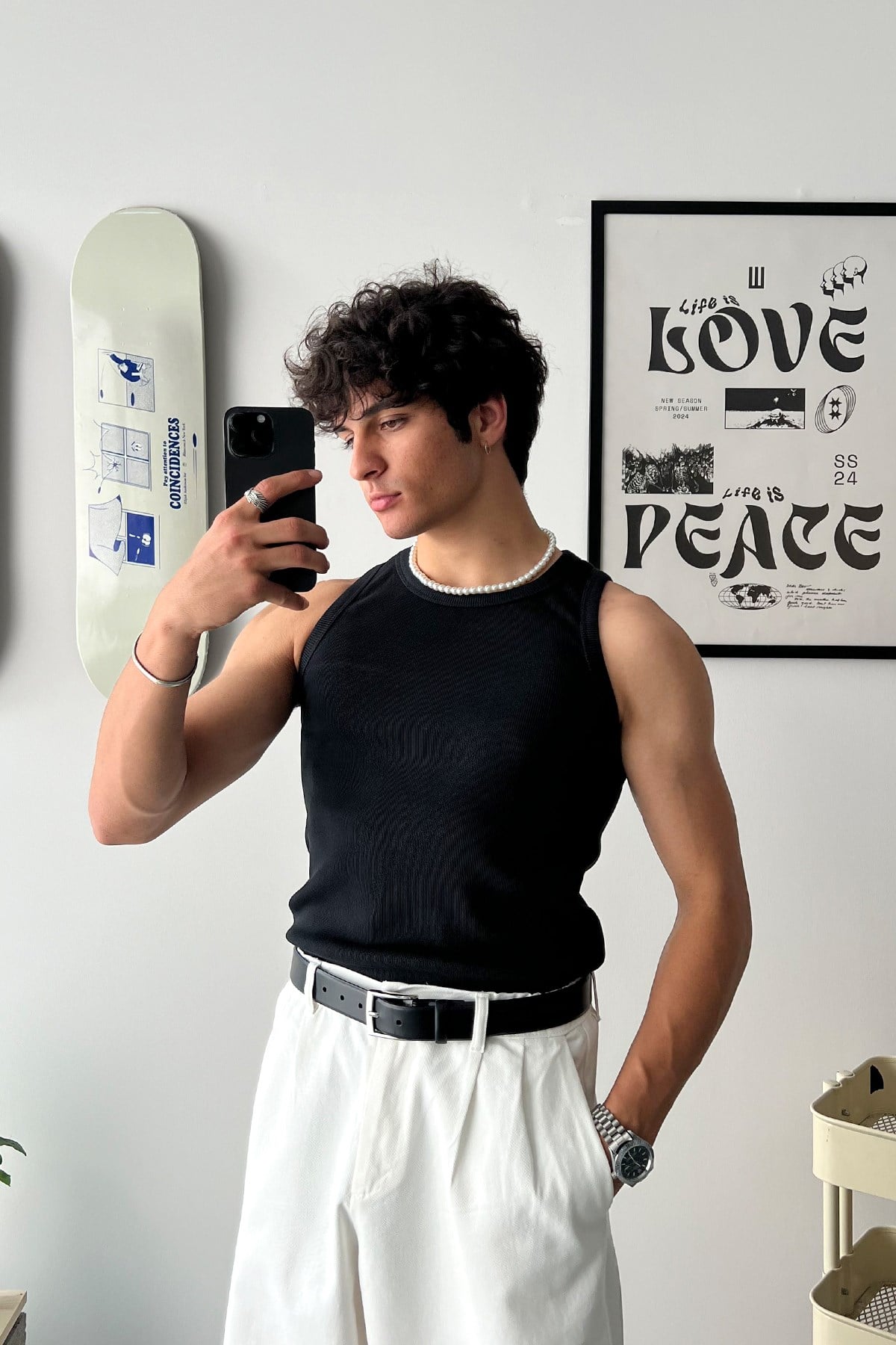 Flaw Atelier Sırt Nakışlı Top Tank Atlet