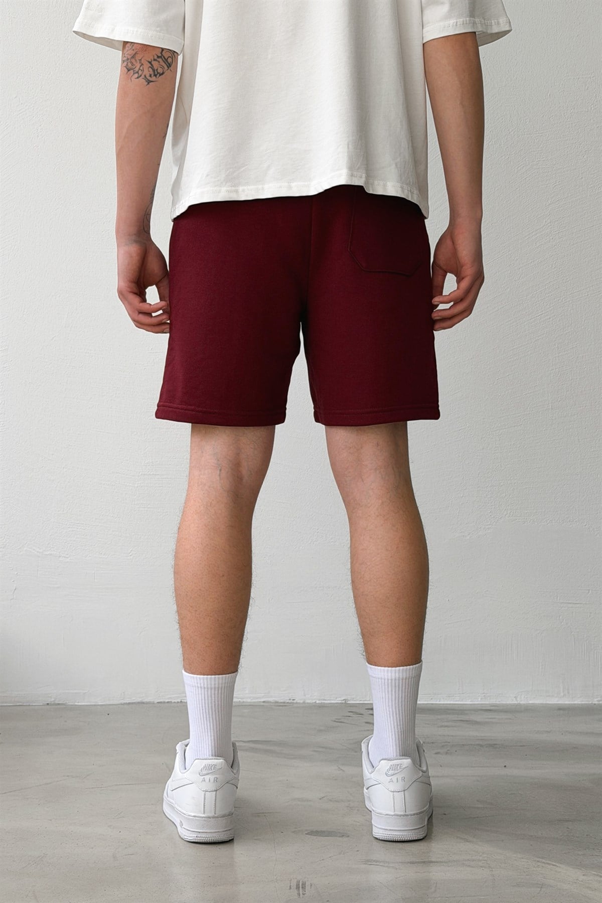 Flaw Nakışlı Bel Lastikli Şort