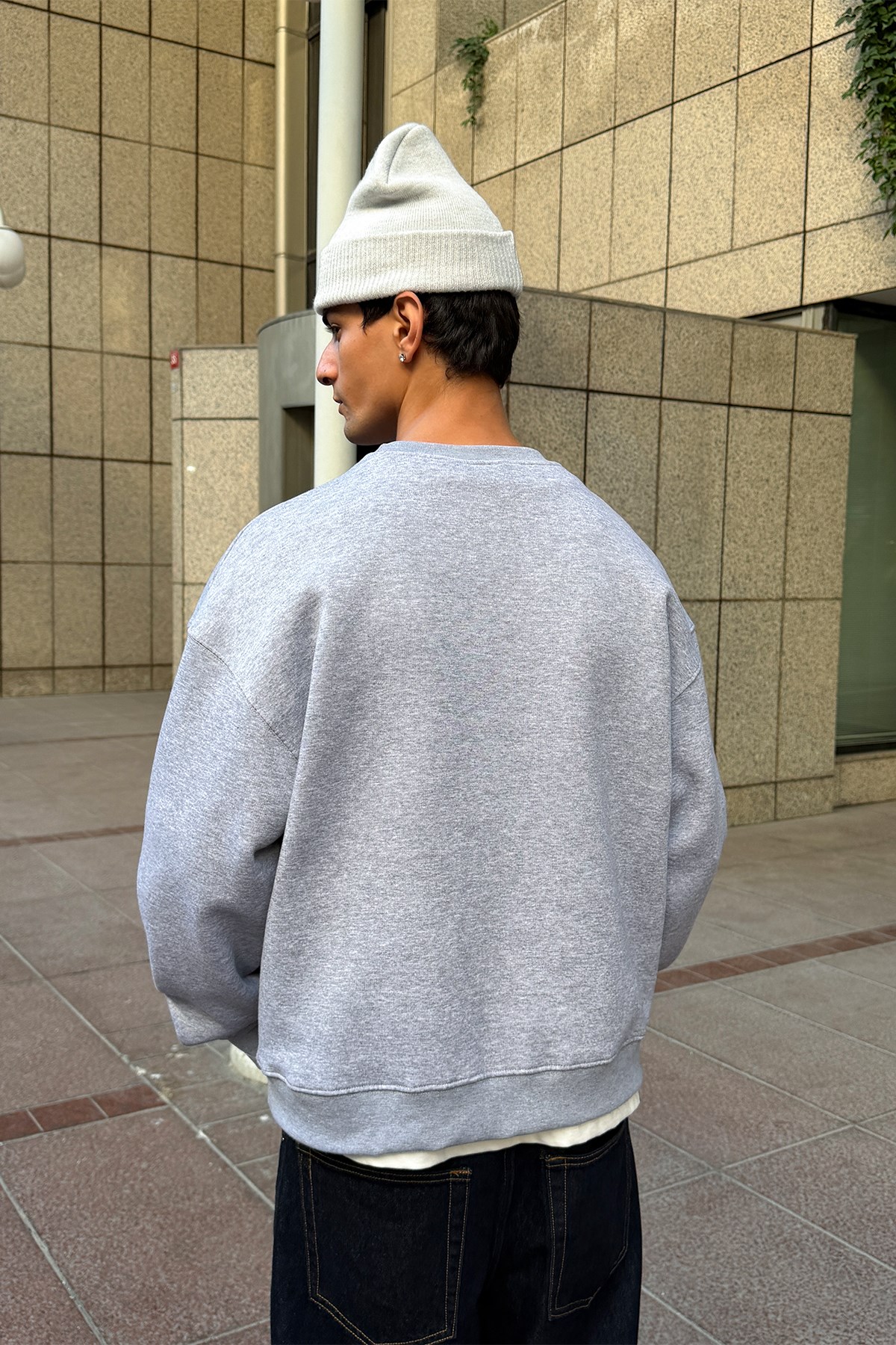 Signature Melange Crewneck