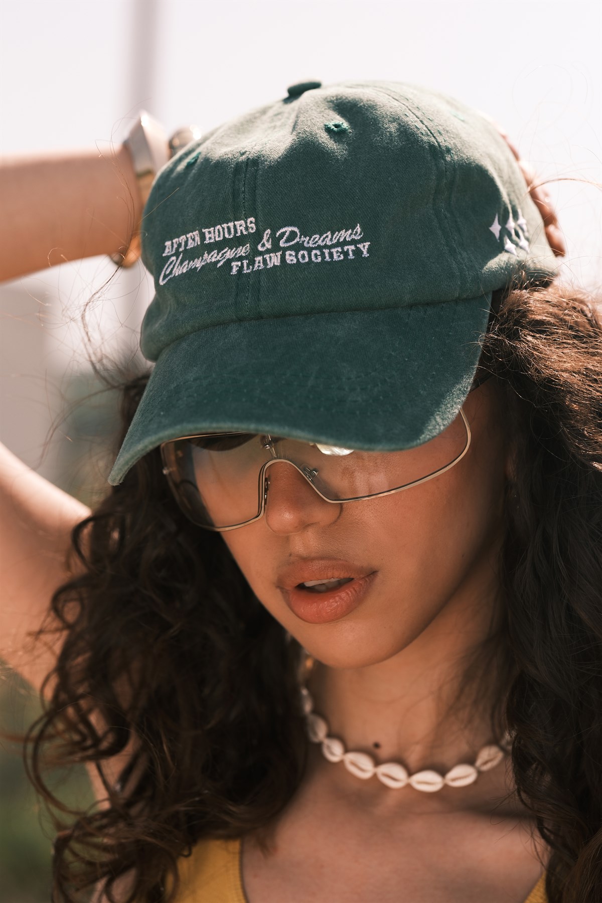 Flaw Society Nakışlı Ayarlanabilir Şapka
