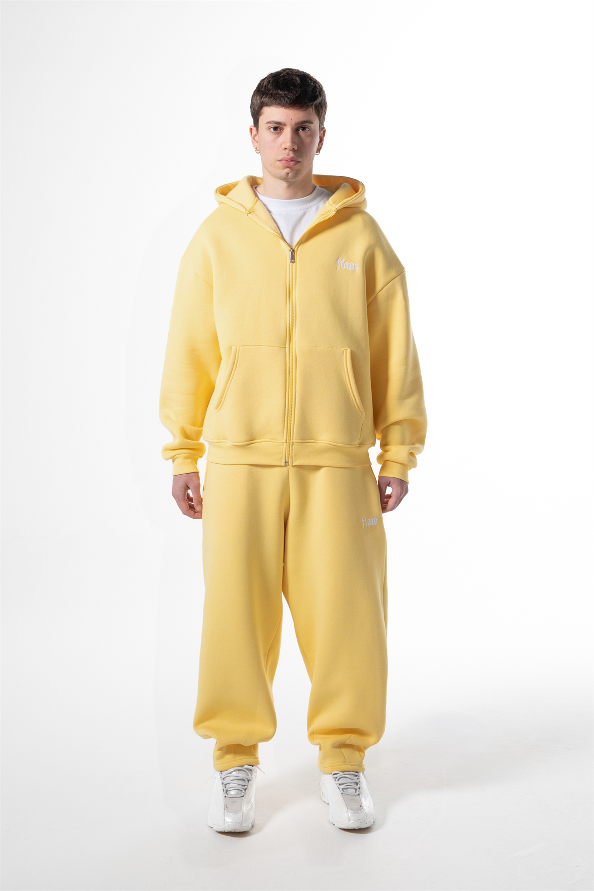 Flex Tech Sarı Oversize Eşofman