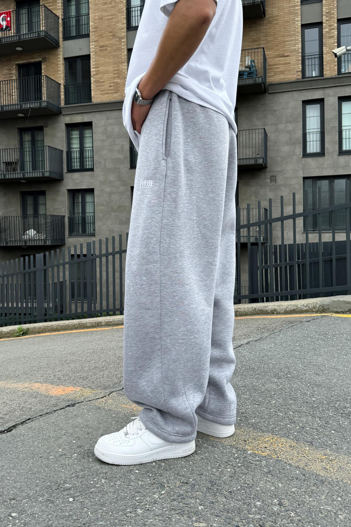 Flex Tech Oversize Gri Melanj Eşofman