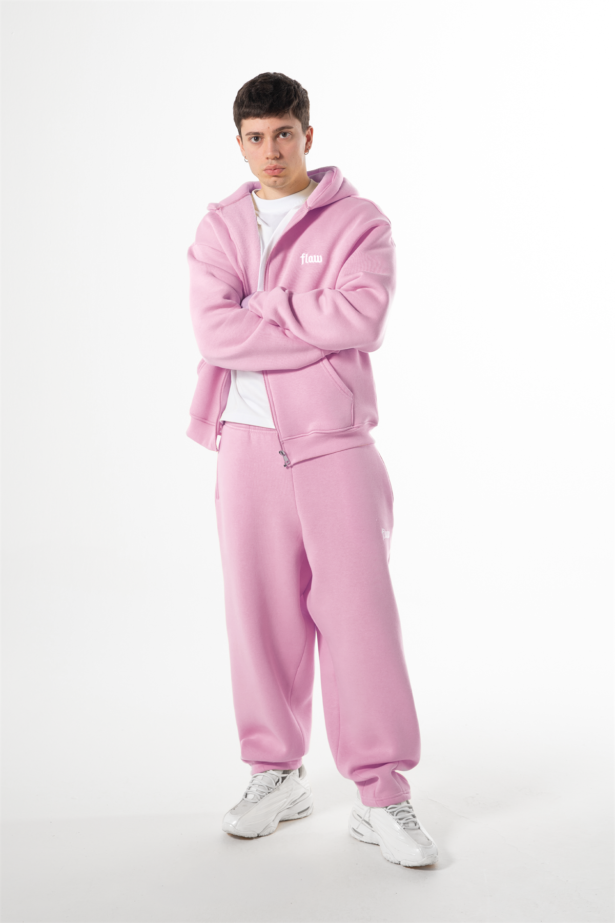 Flex Tech Pembe Oversize Eşofman
