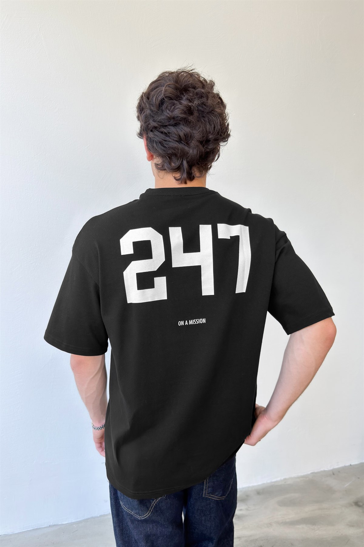 Focused247 Baskılı Tişört
