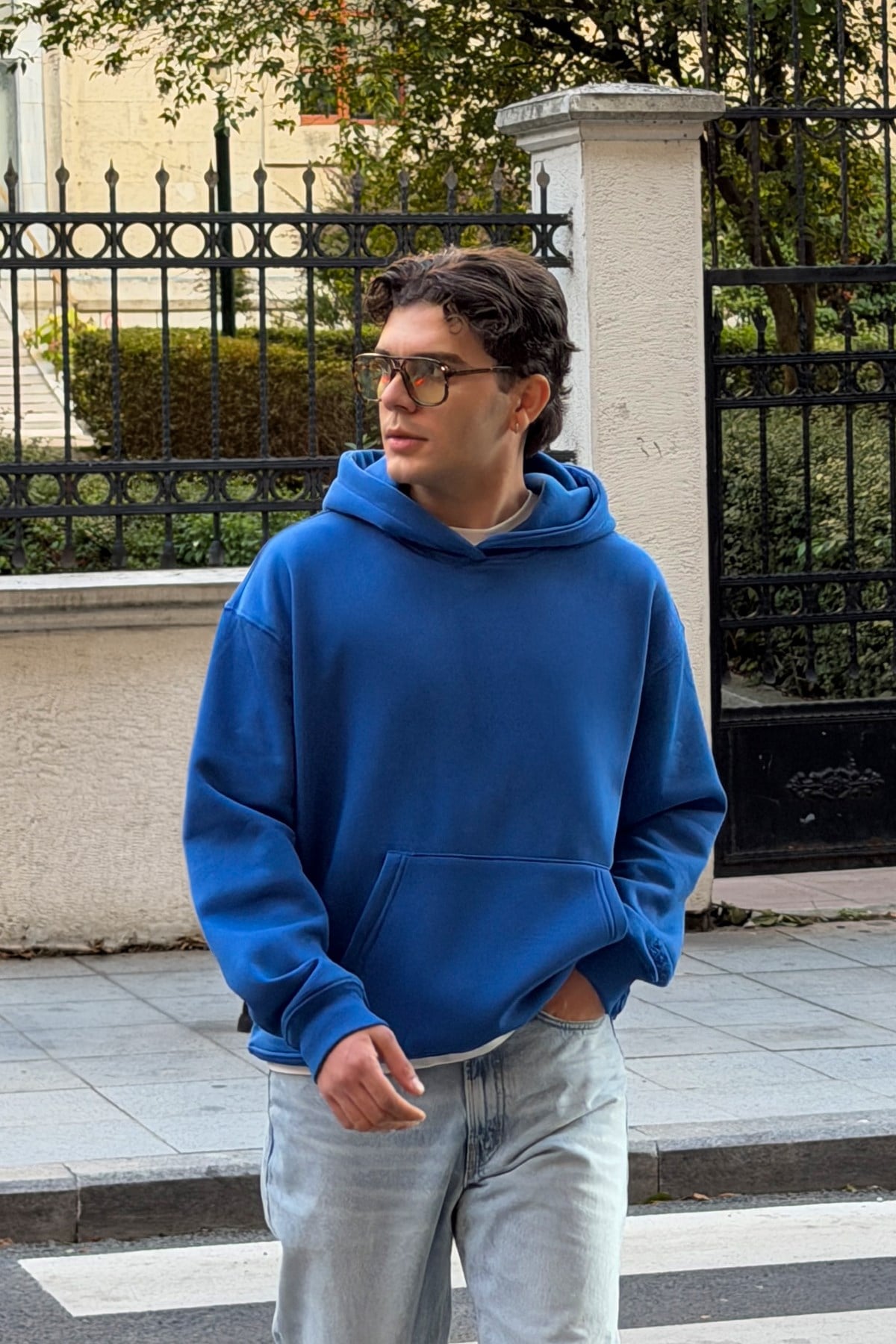 FW Star Cool Puff Relax Fit Hoodie