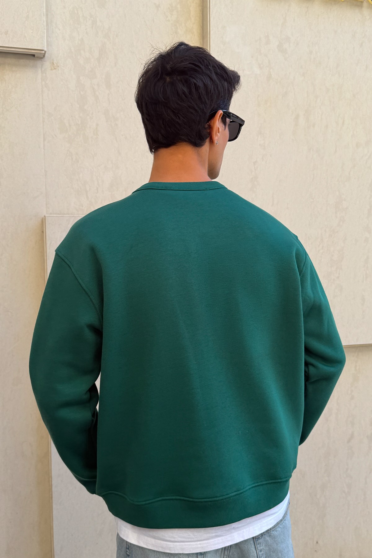 FW Star Cool Puff Green Relax Fit Sweat