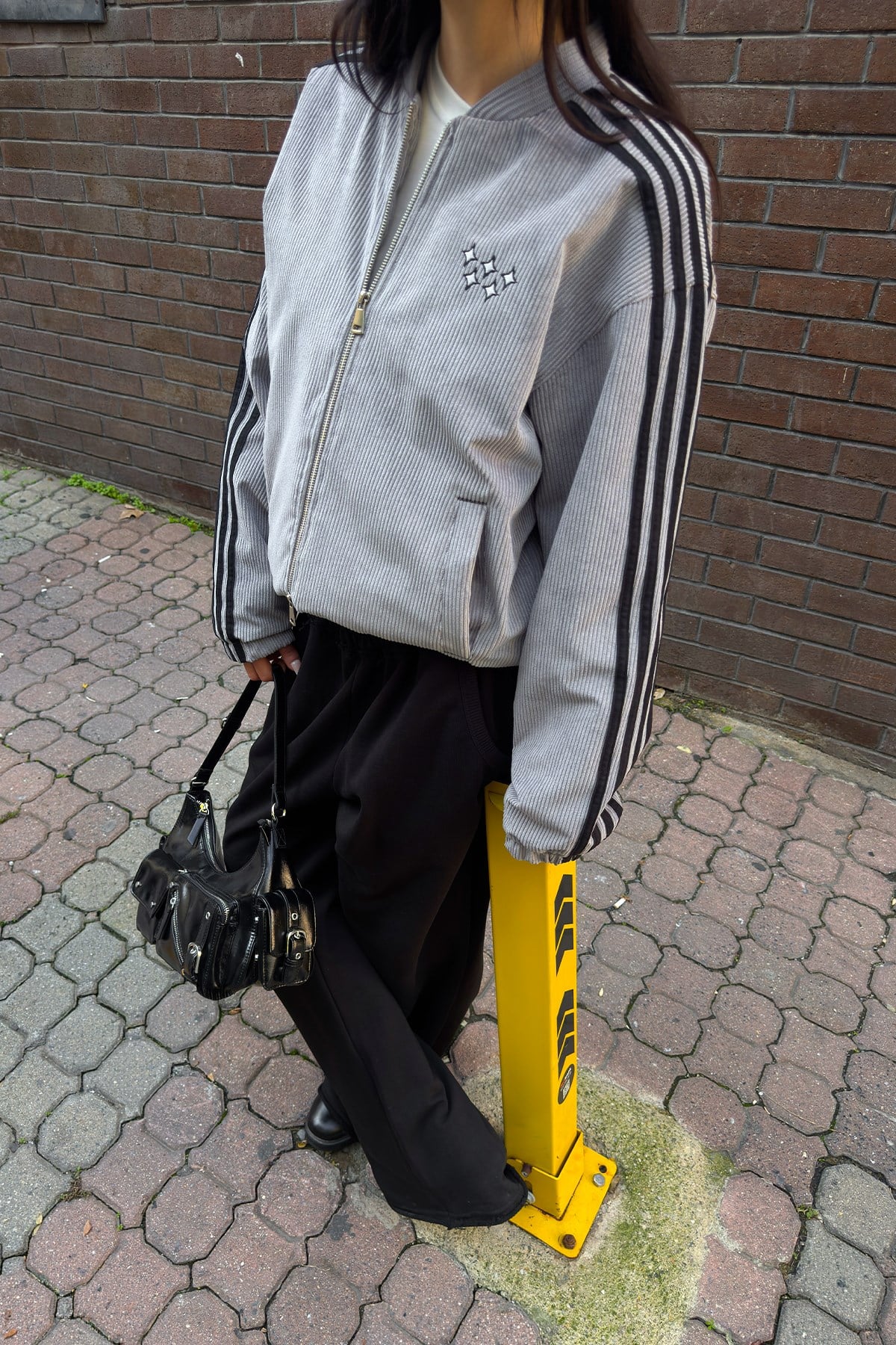 FW Star Gray Corduroy Jacket