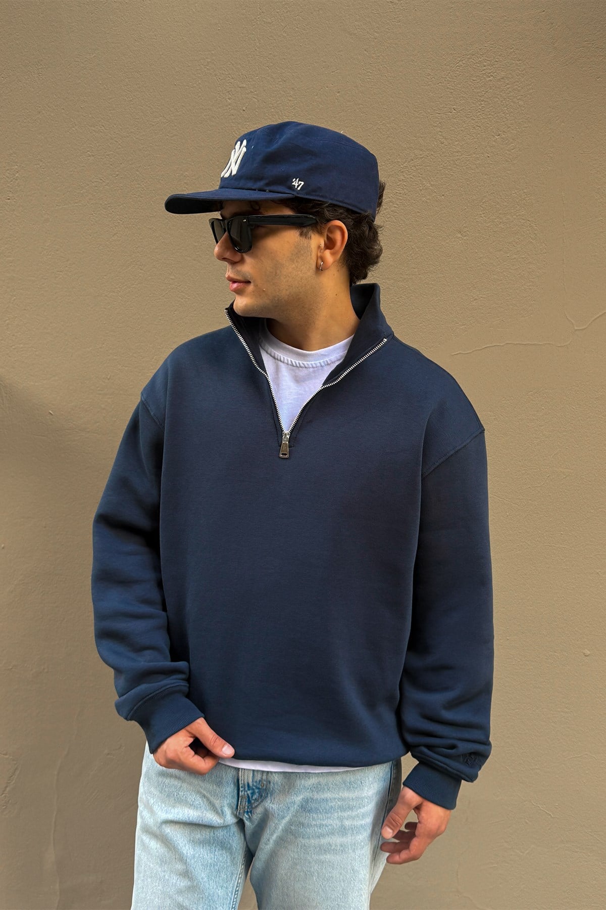 FW Star Relax Fit Half Zip Sweat