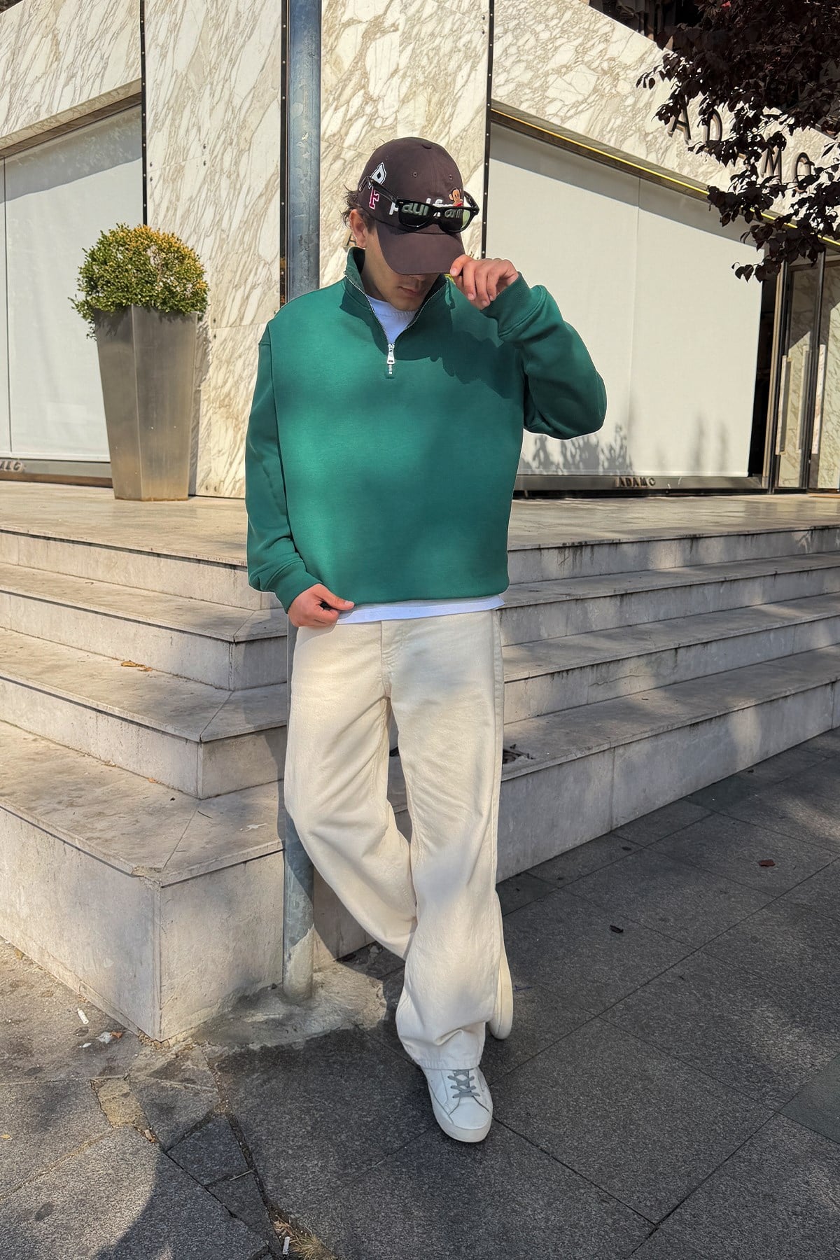FW Star Relax Fit Half Zip Sweat