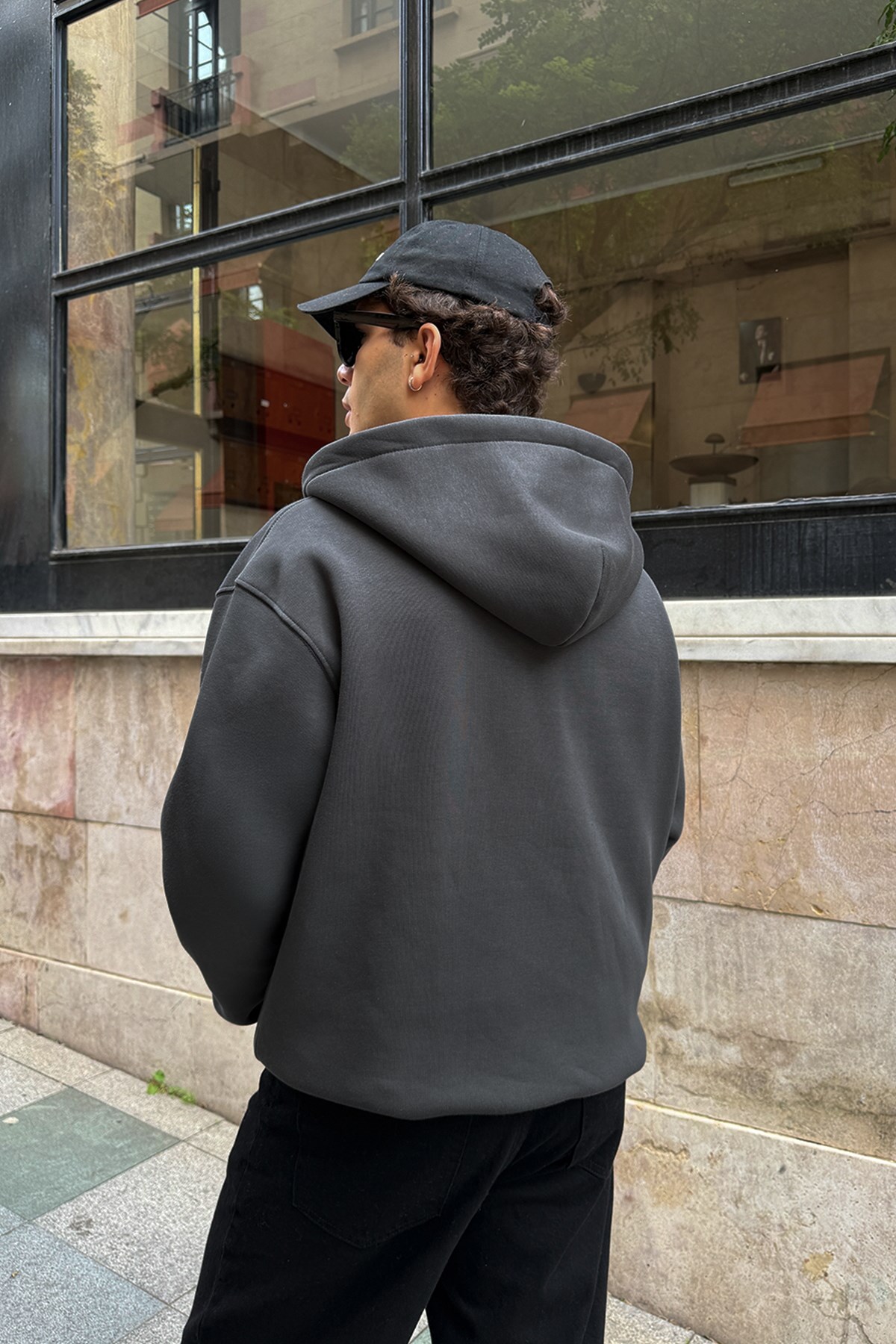 FW Star Cool Puff Relax Fit Smoked Zip Hoodie