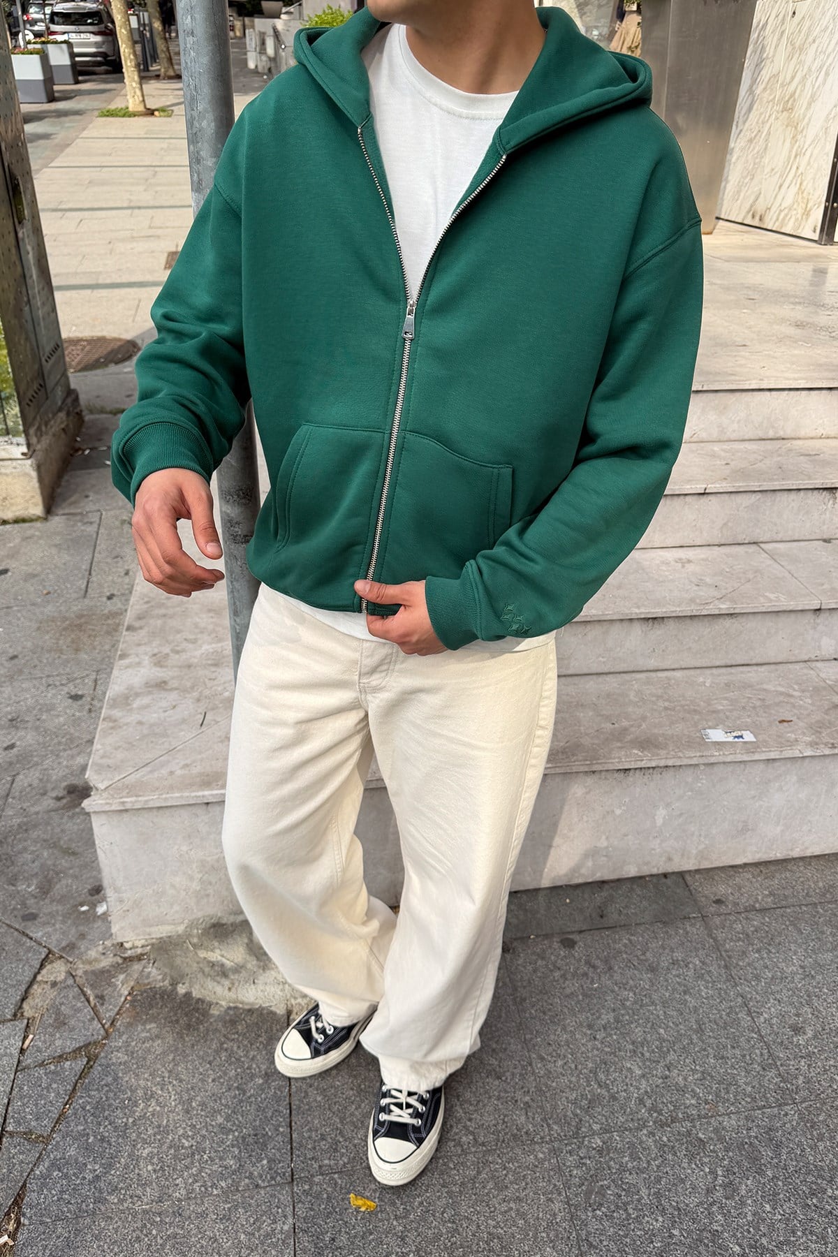 FW Star Relax Fit Zip Hoodie