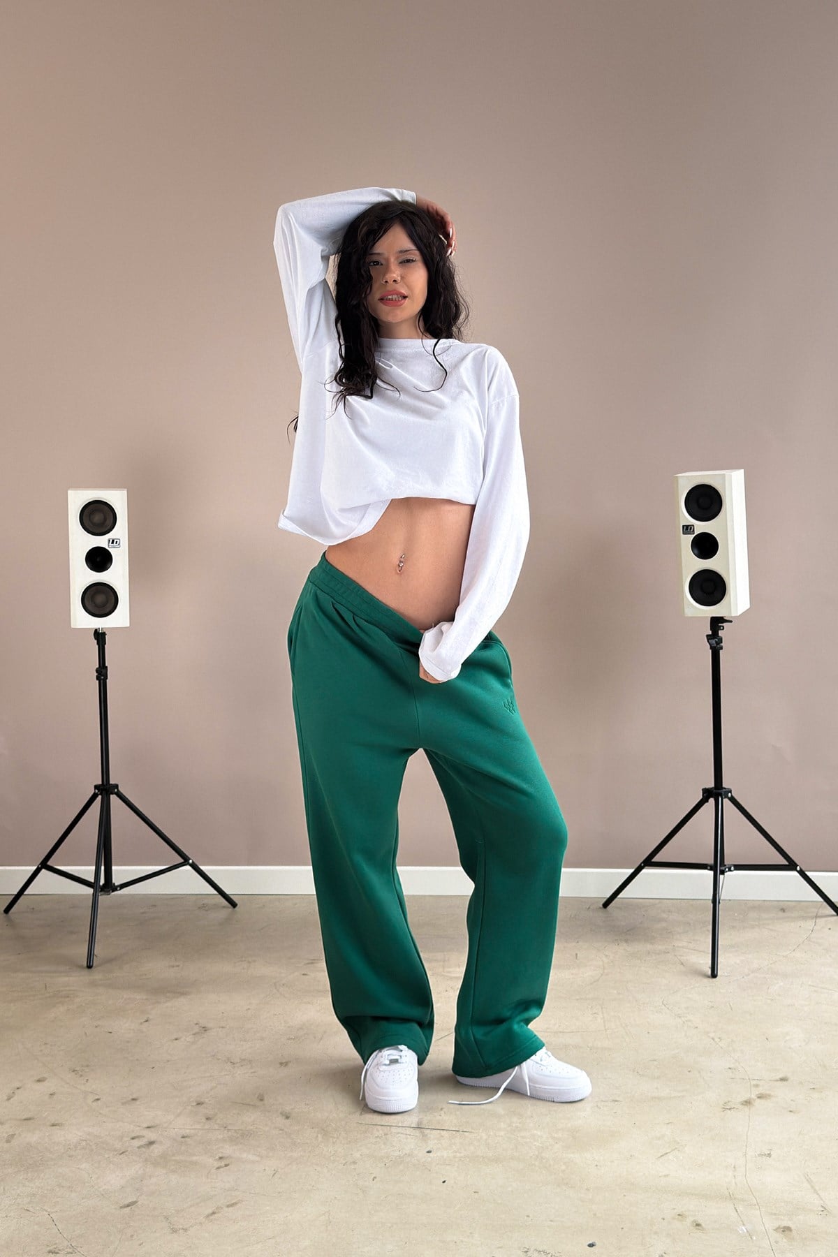 FW Star Toggle Cuff Baggy Sweatpants