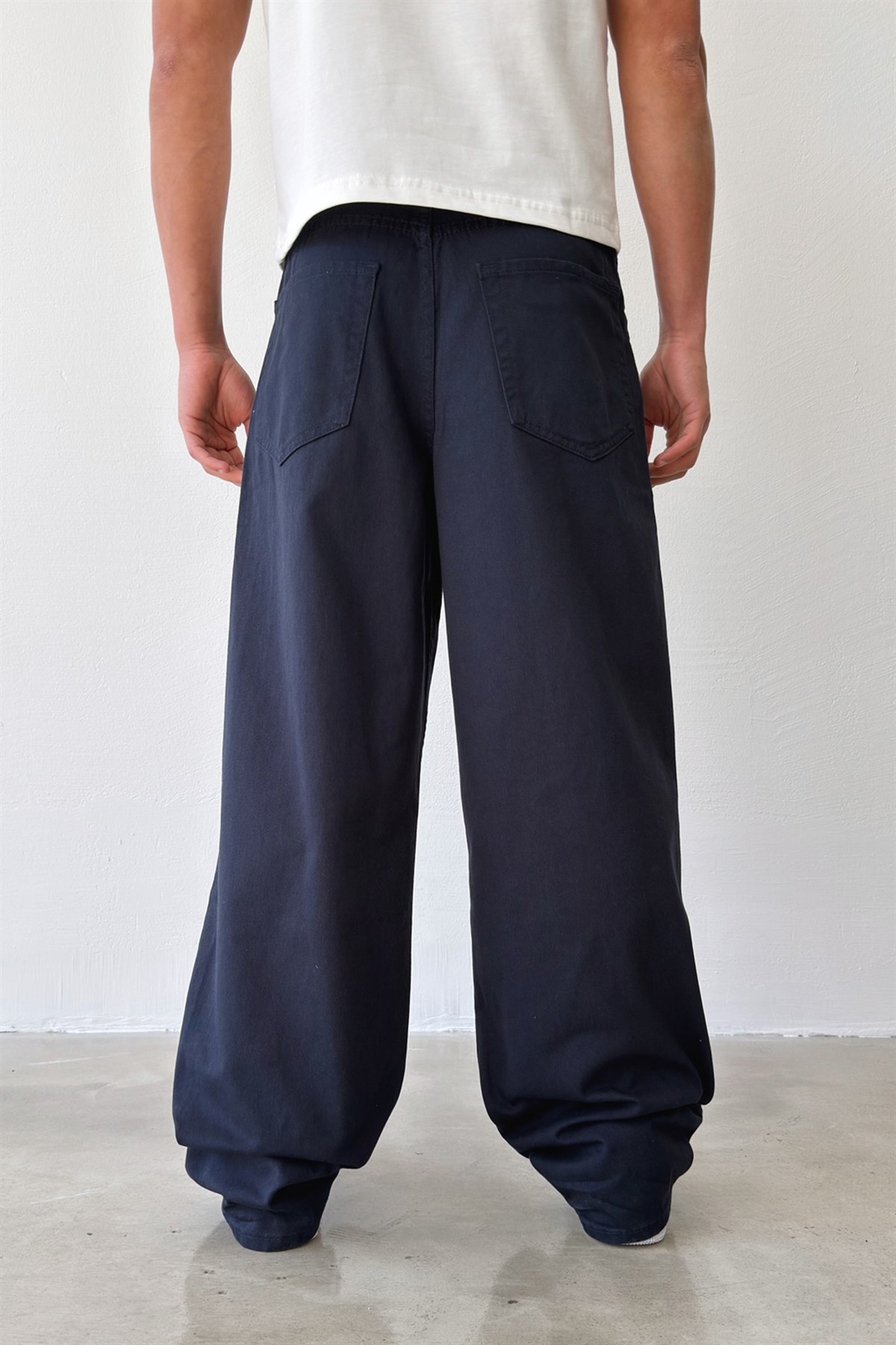 Gabardin Baggy Pantolon