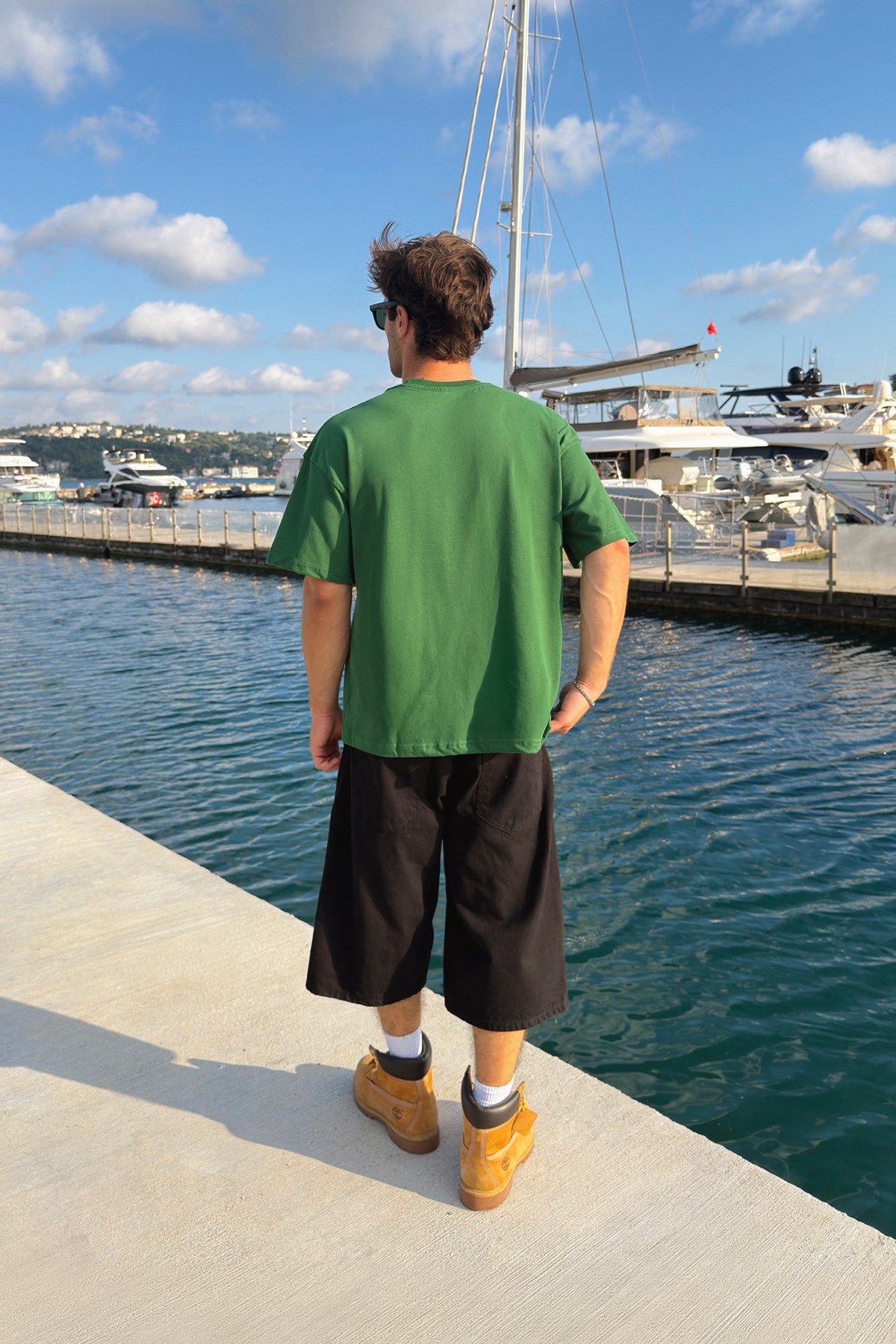 Grove Boxy Tee - Green