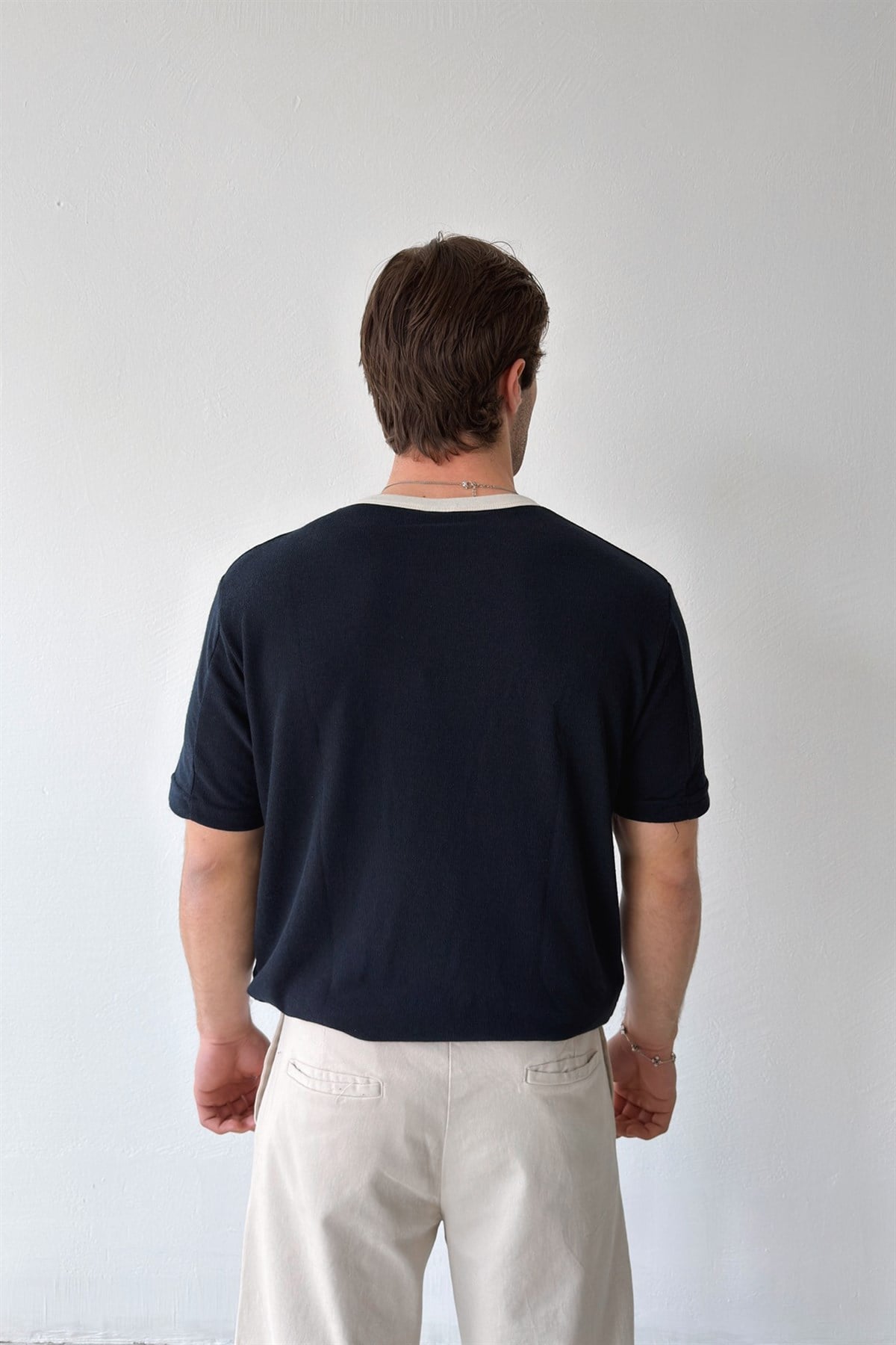 Havlu Kumaş 90`S Tişört Siyah