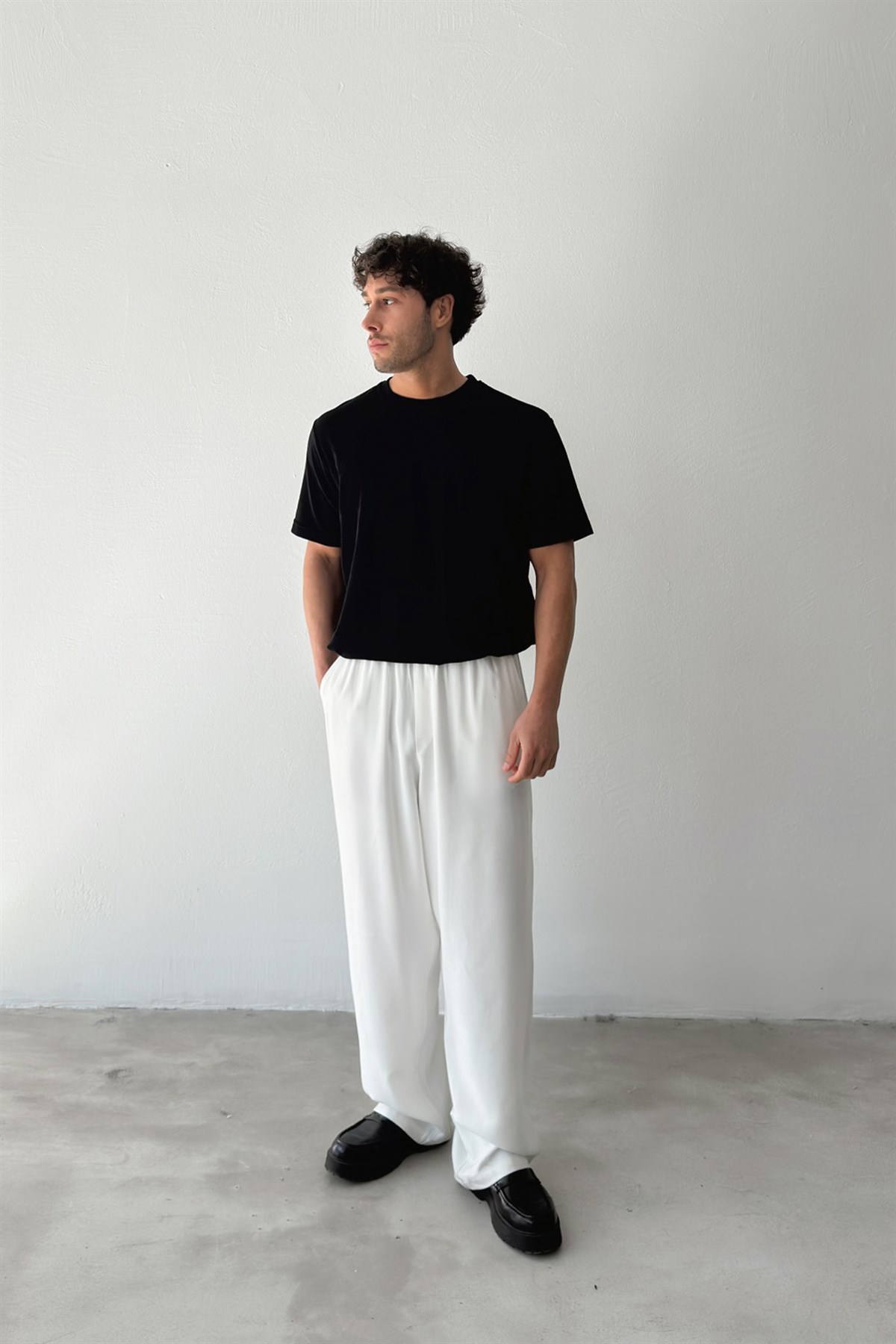 Havlu Kumaş Basic Tişört