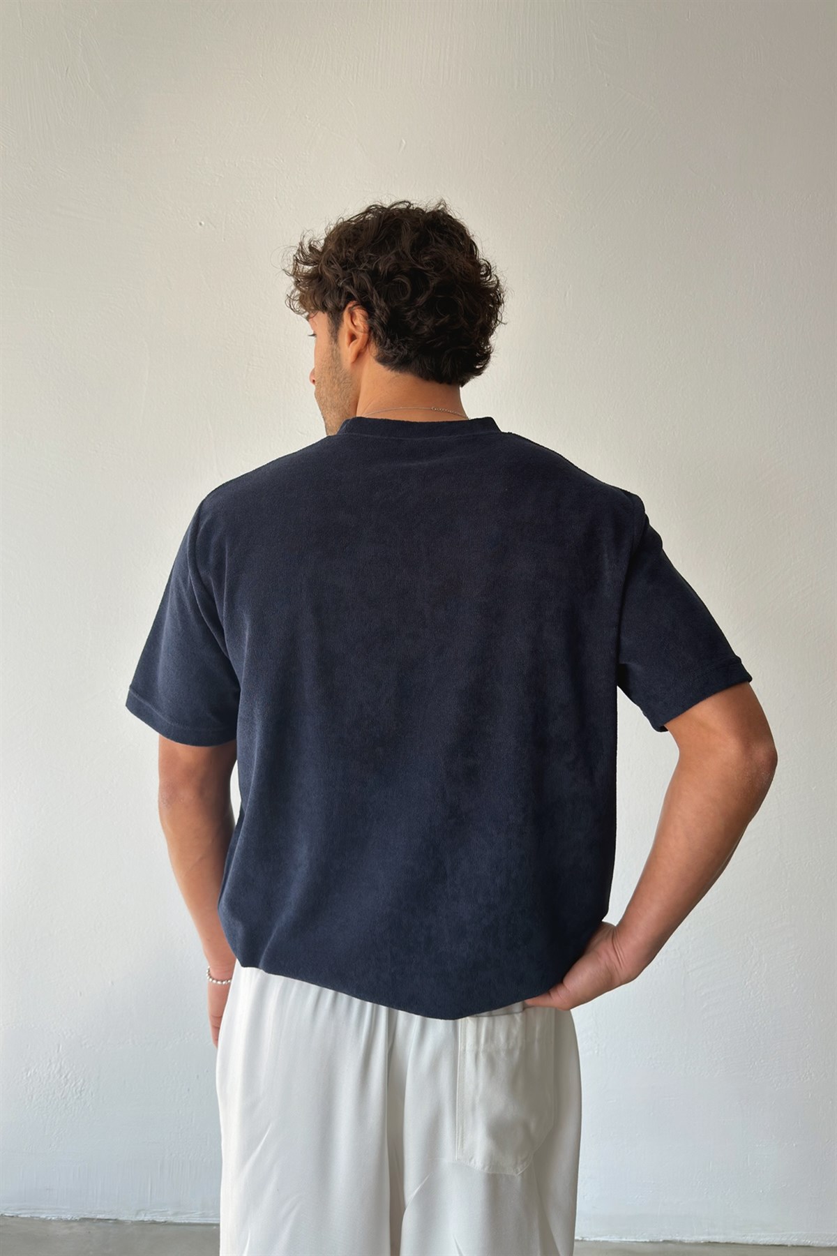 Havlu Kumaş Basic Tişört